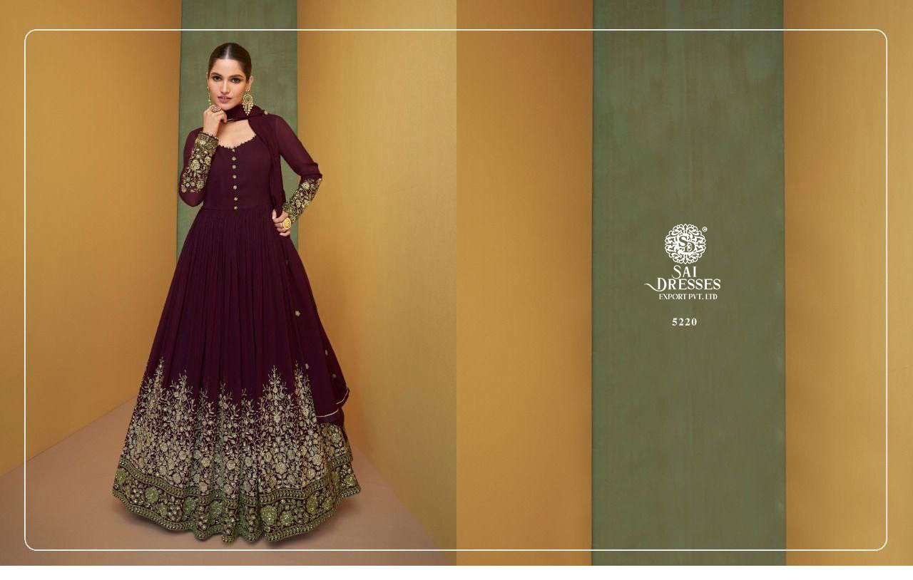 SAI DRESSES PRESENT ALIZEH NX READYMADE LONG GOWN STYLE PARTY WEAR DESIGNER COLLECTION IN WHOLESALE RATE IN SURAT