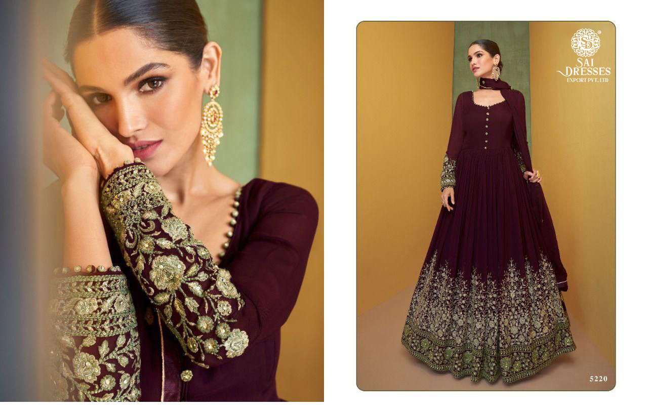 SAI DRESSES PRESENT ALIZEH NX READYMADE LONG GOWN STYLE PARTY WEAR DESIGNER COLLECTION IN WHOLESALE RATE IN SURAT