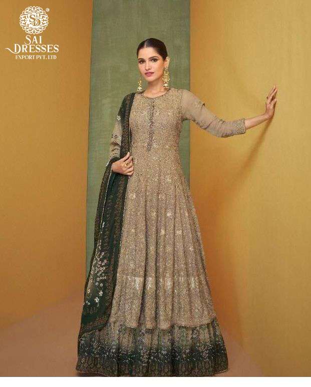 SAI DRESSES PRESENT ALIZEH NX READYMADE LONG GOWN STYLE PARTY WEAR DESIGNER COLLECTION IN WHOLESALE RATE IN SURAT
