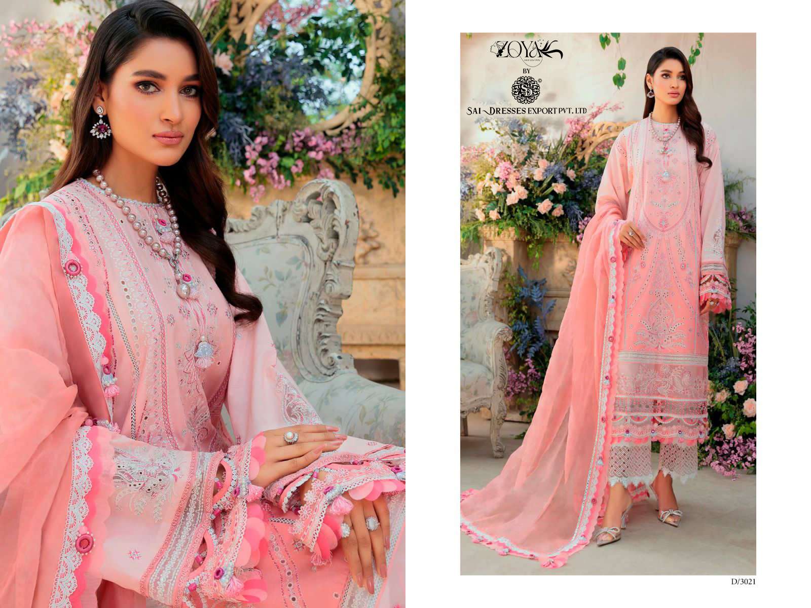 SAI DRESSES PRESENT ANAYA EMBROIDERED COLLECTION 23 SUMMER WEAR FANCY PAKISTANI DESIGNER SUITS IN WHOLESALE RATE IN SURAT