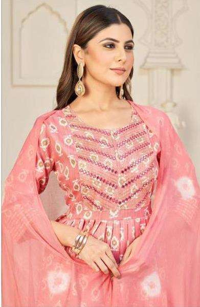 SAI DRESSES PRESENT D.NO 326 READY TO WEAR NAIRA CUT 3 PIECE COMBO COLLECTION IN WHOLESALE RATE IN SURAT