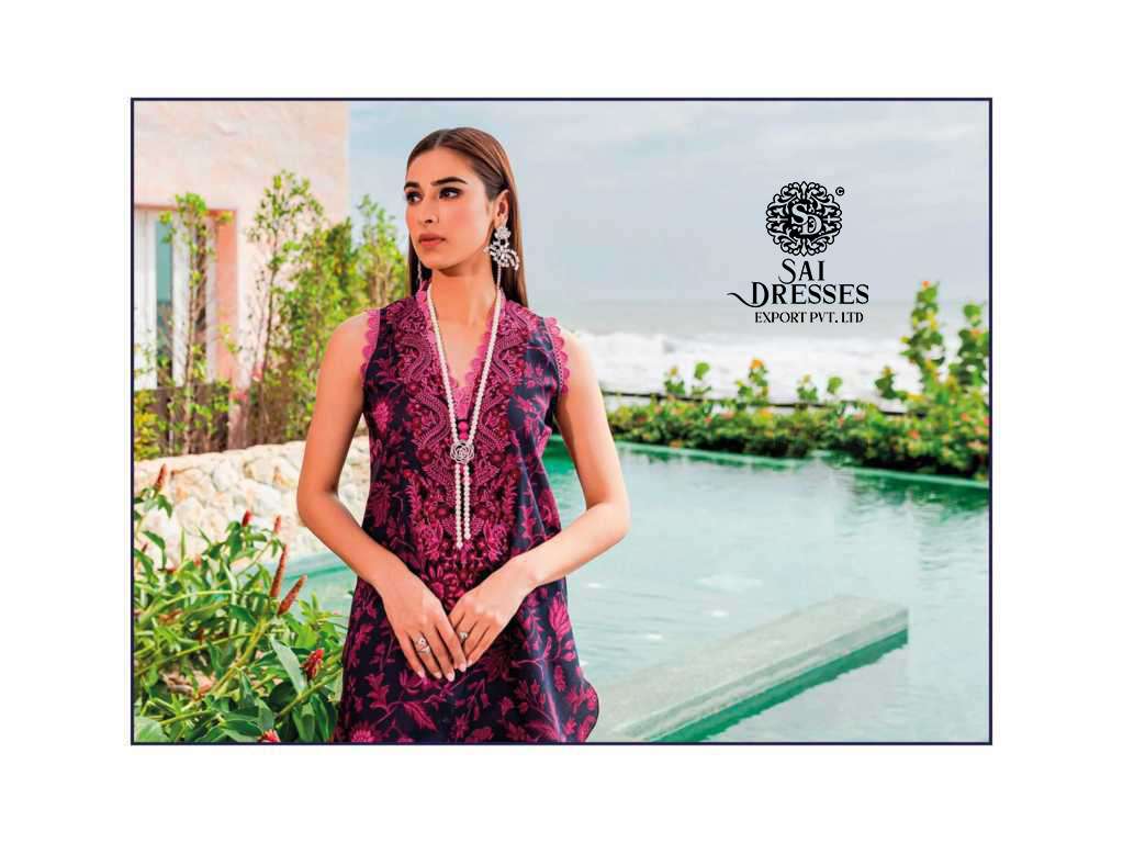 SAI DRESSES PRESENT FIRDOUS FLORA SUMMER WEAR PURE COTTON PAKISTANI DESIGNER COLLECTION IN WHOLESALE RATE IN SURAT