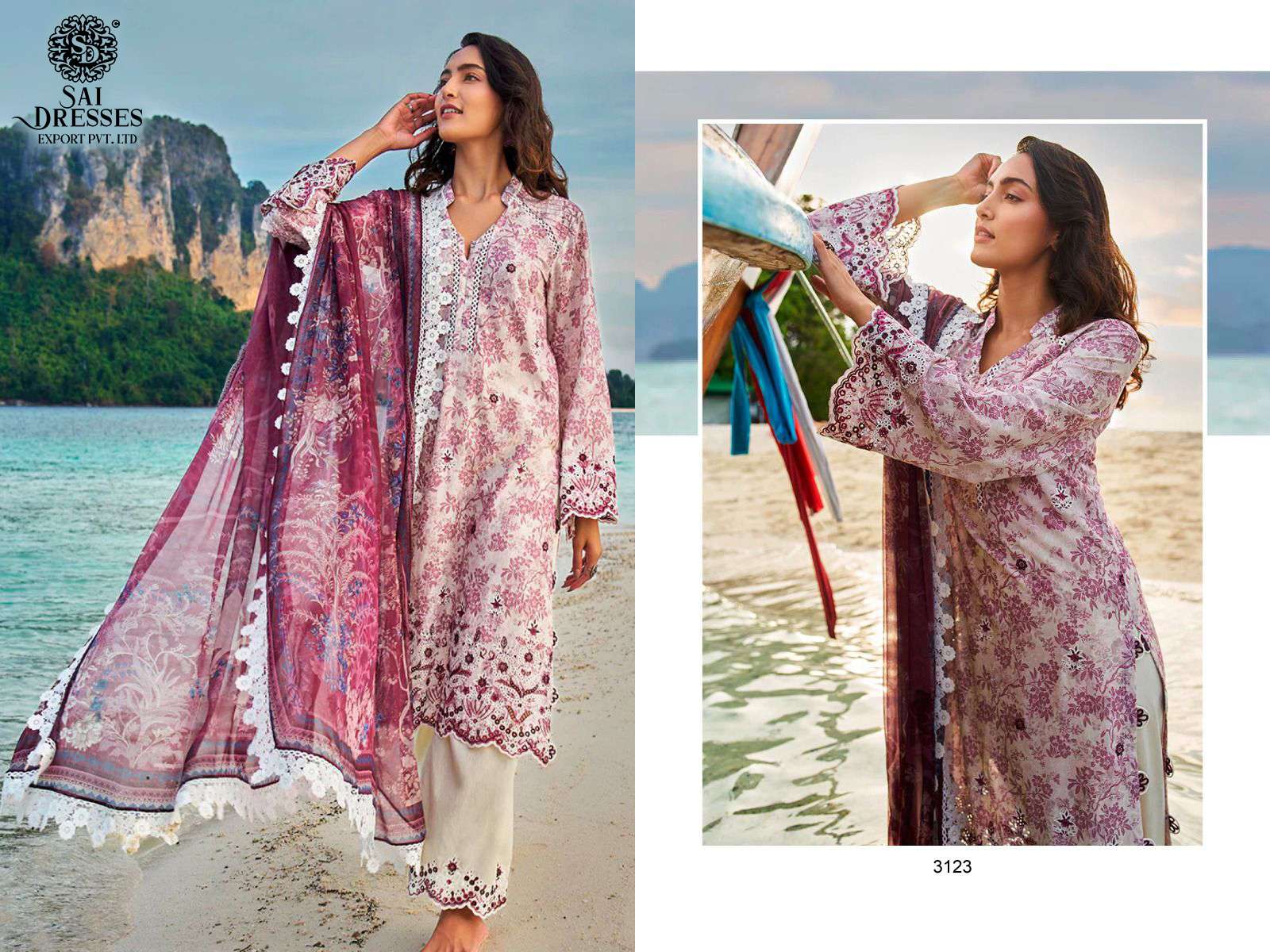 Pink Lucknowi Chikankari Gota Salwar Suit|Authentic Best Price  Chikankarií«í?|Jhakhas – jhakhas.com