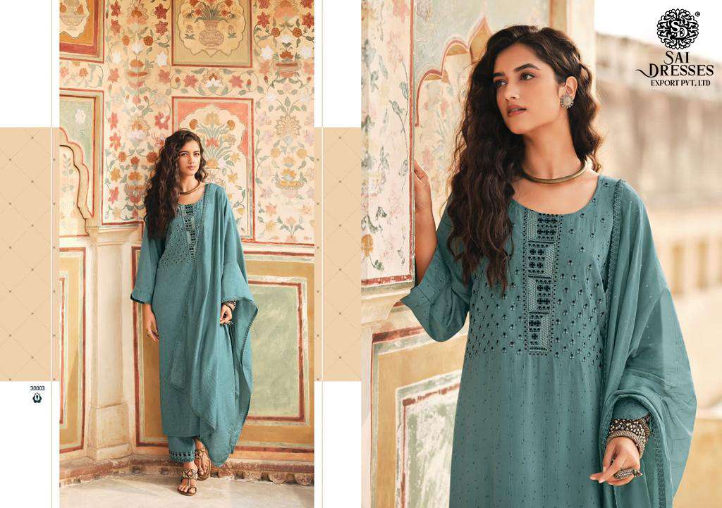 SAI DRESSES PRESENT IQRA VOL 3 READY TO WEAR PANT STYLE DESIGNER SALWAR SUITS IN WHOLESALE RATE IN SURAT