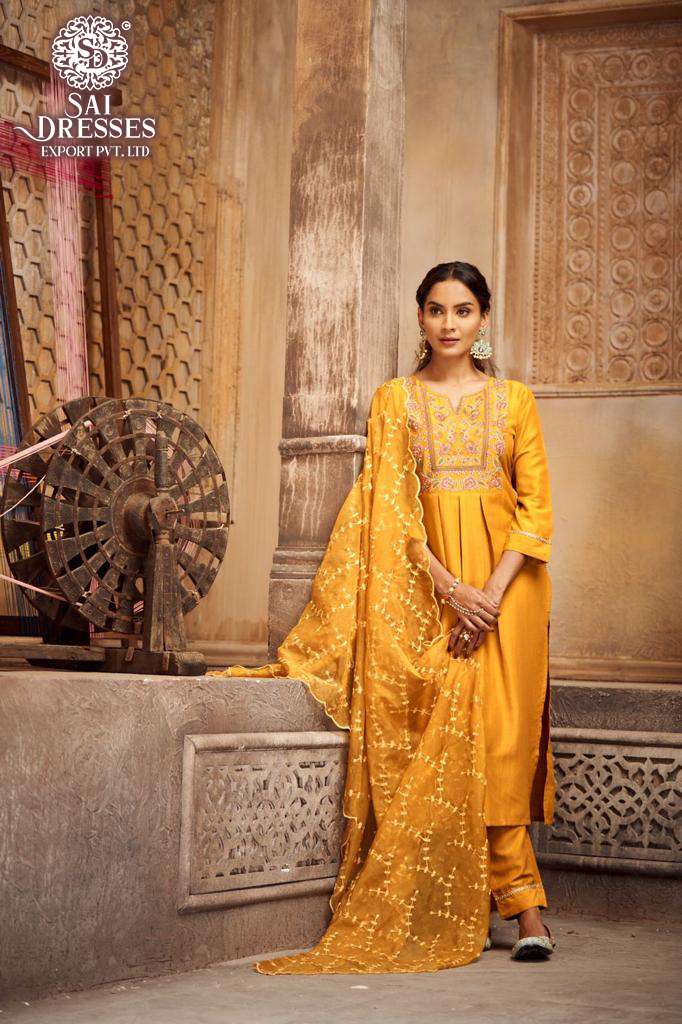 SAI DRESSES PRESENT IRAA READY YO FESTIVE WEAR PANT STYLE DESIGNER SUITS IN WHOLESALE RATE IN SURAT