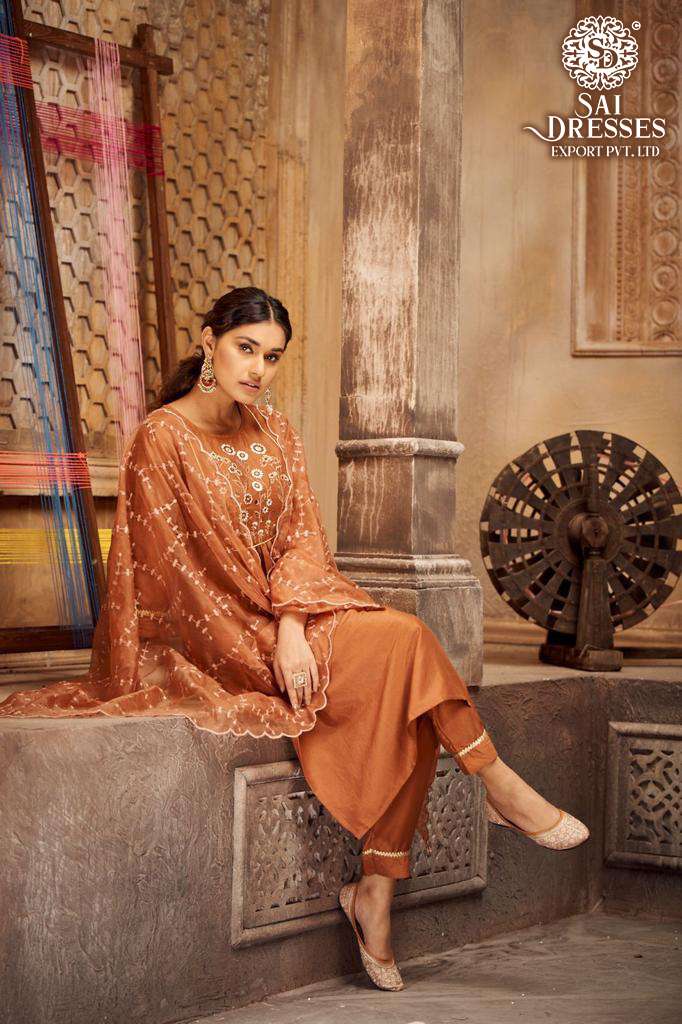 SAI DRESSES PRESENT IRAA READY YO FESTIVE WEAR PANT STYLE DESIGNER SUITS IN WHOLESALE RATE IN SURAT