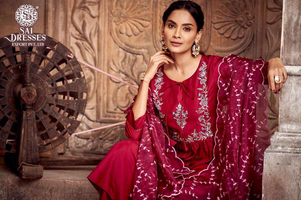 SAI DRESSES PRESENT IRAA READY YO FESTIVE WEAR PANT STYLE DESIGNER SUITS IN WHOLESALE RATE IN SURAT
