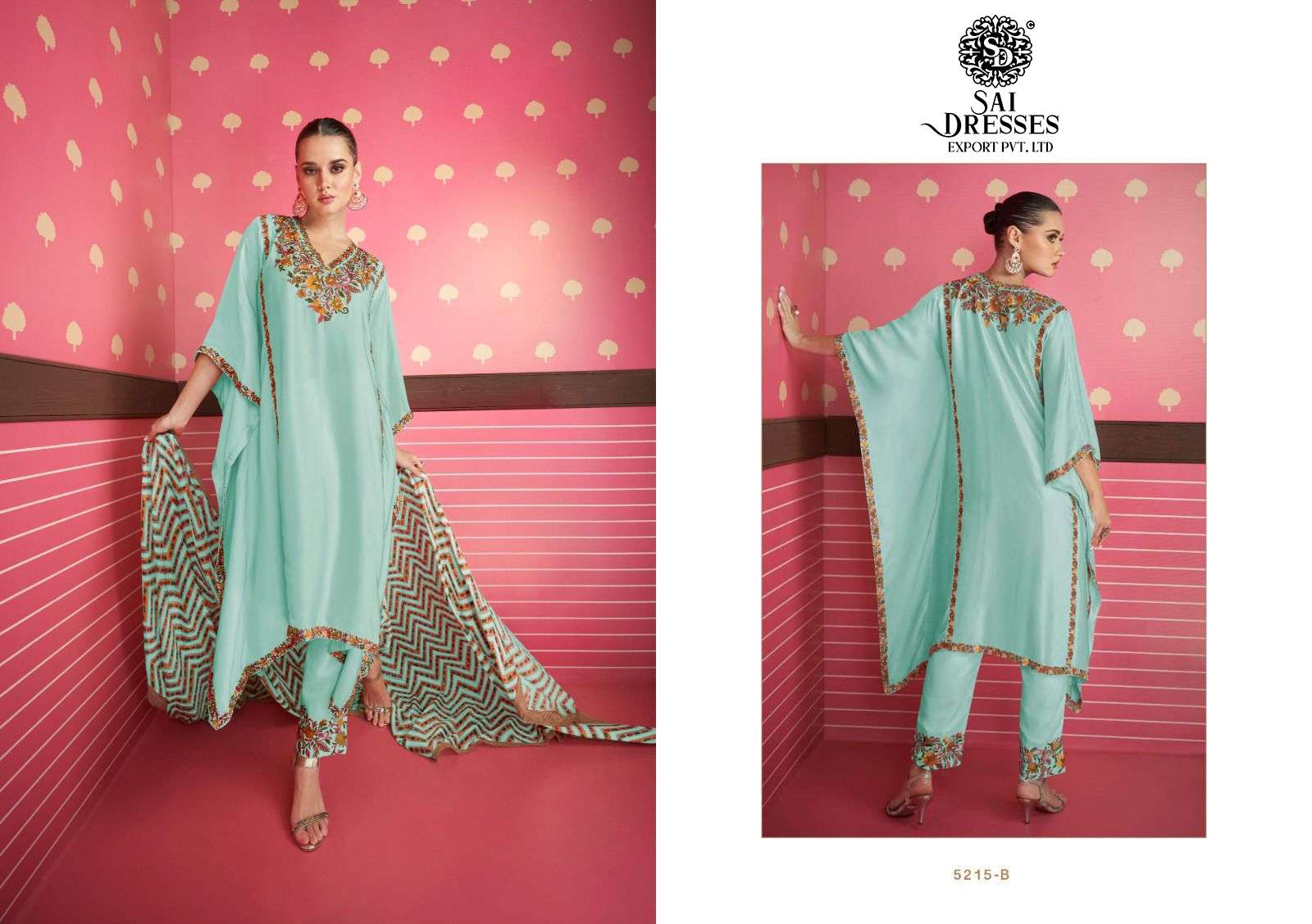 SAI DRESSES PRESENT KAFTAN READYMADE FANCY DESIGNER SUITS IN WHOLESALE RATE IN SURAT