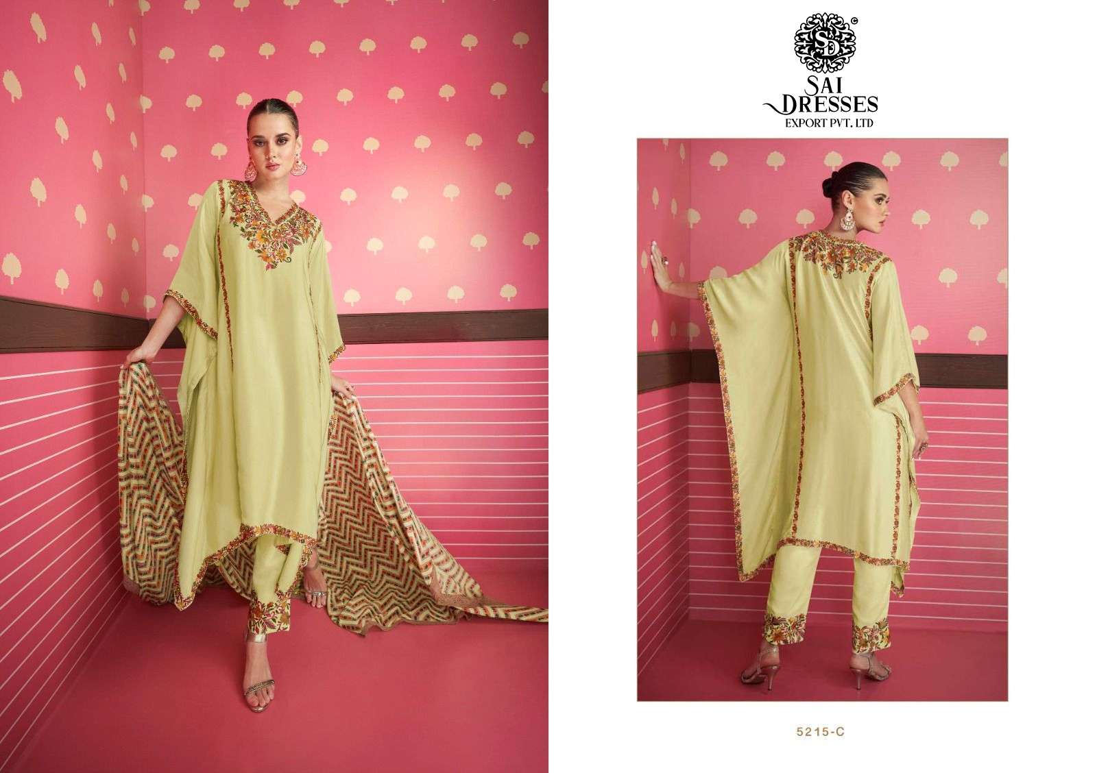 SAI DRESSES PRESENT KAFTAN READYMADE FANCY DESIGNER SUITS IN WHOLESALE RATE IN SURAT