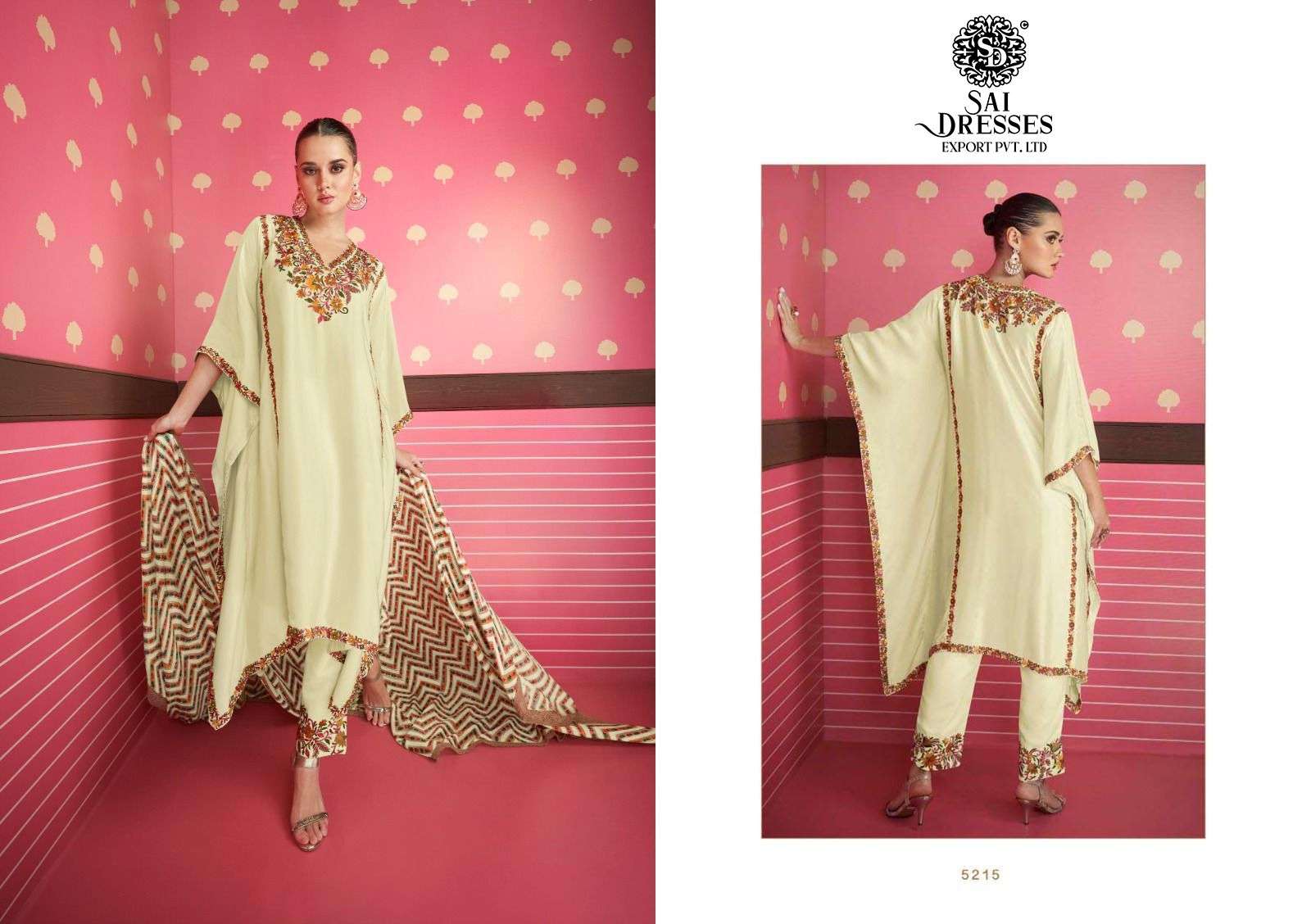 SAI DRESSES PRESENT KAFTAN READYMADE FANCY DESIGNER SUITS IN WHOLESALE RATE IN SURAT