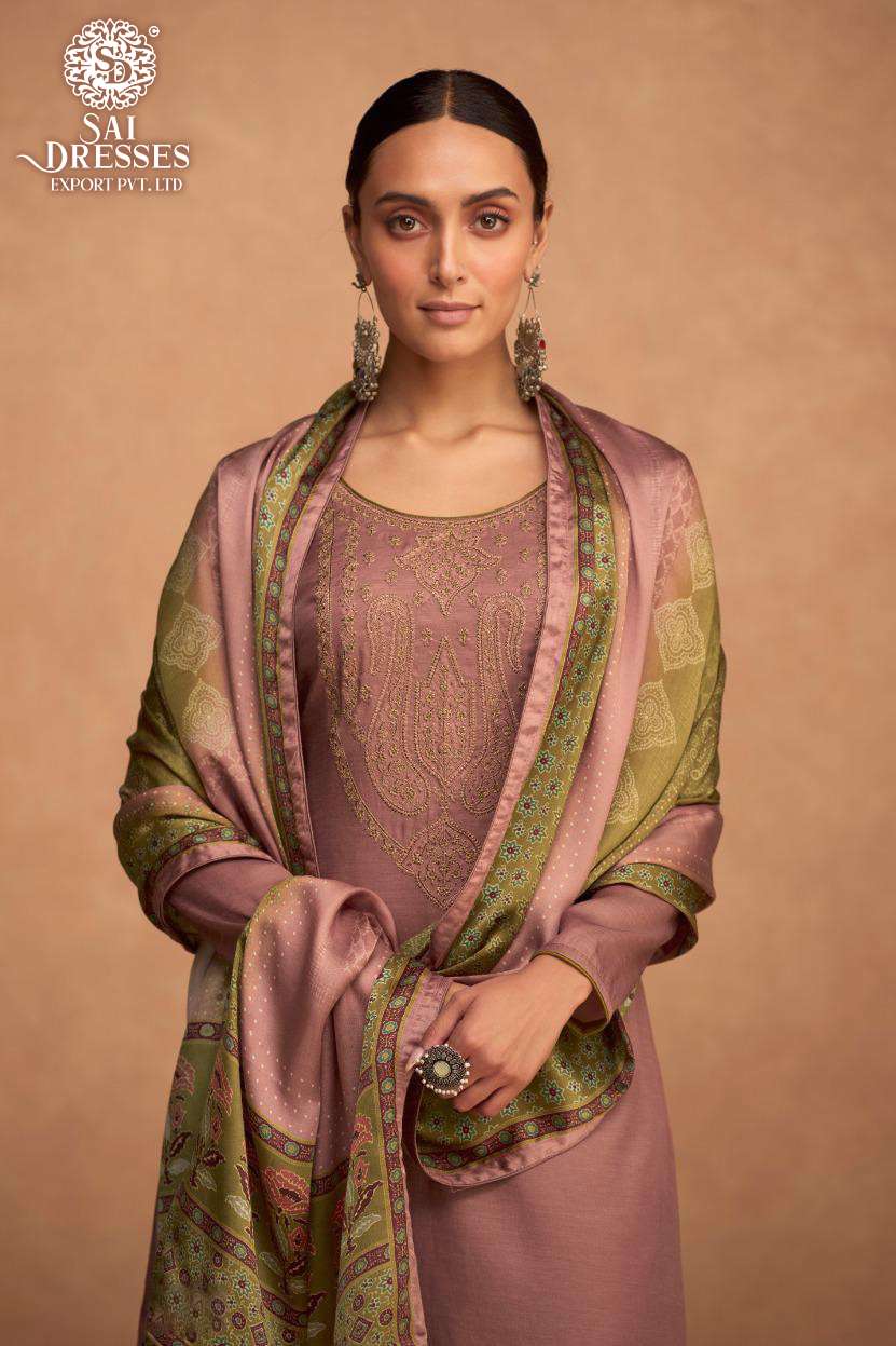 SAI DRESSES PRESENT NASREEN EXCLUSIVE WEAR DESIGNER SALWAR SUITS IN WHOLESALE RATE IN SURAT