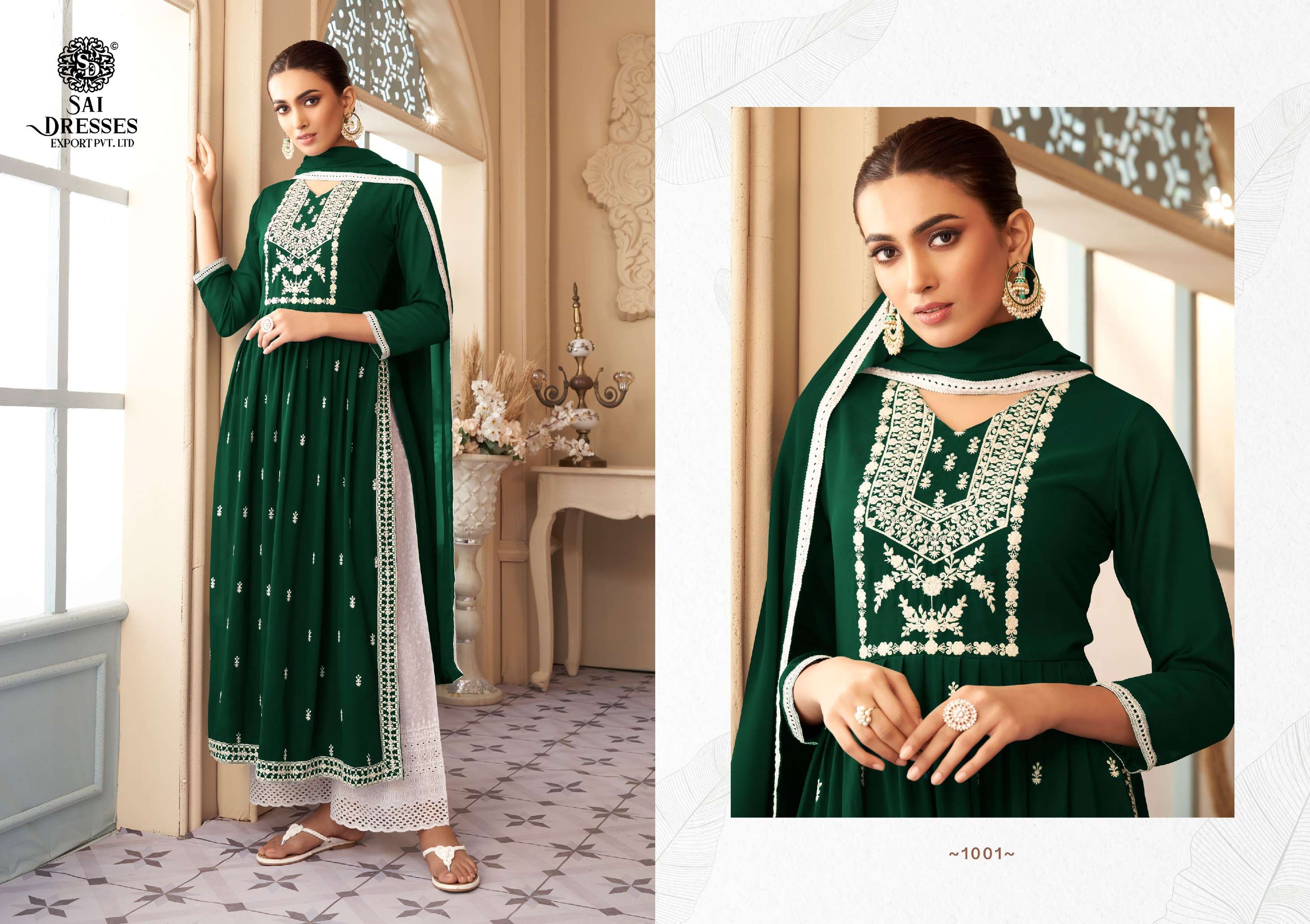 SAI DRESSES PRESENT NAYRA VOL 6 READY TO WEAR PLAZO STYLE DESIGNER COLLECTION IN WHOLESALE RATE IN SURAT