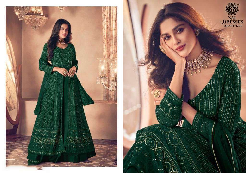 SAI DRESSES PRESENT NOOR GOLD CLASSIC READY MADE DESIGNER PARTY WEAR COLLECTION IN WHOLESALE RATE IN SURAT