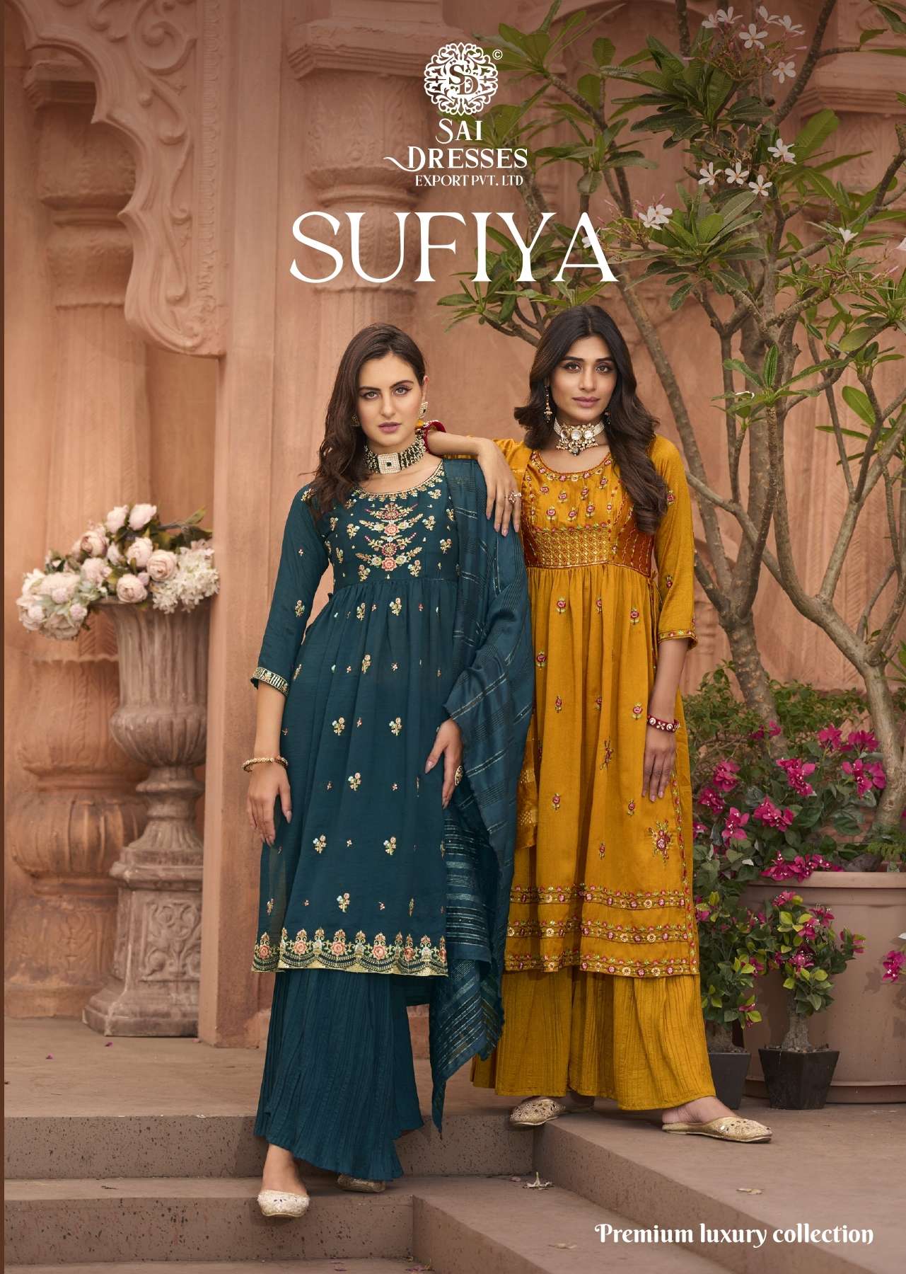 SAI DRESSES PRESENT SUFIYA READY TO EXCLUSIVE WEDDING WEAR DESIGNER SUITS IN WHOLESALE RATE IN SURAT