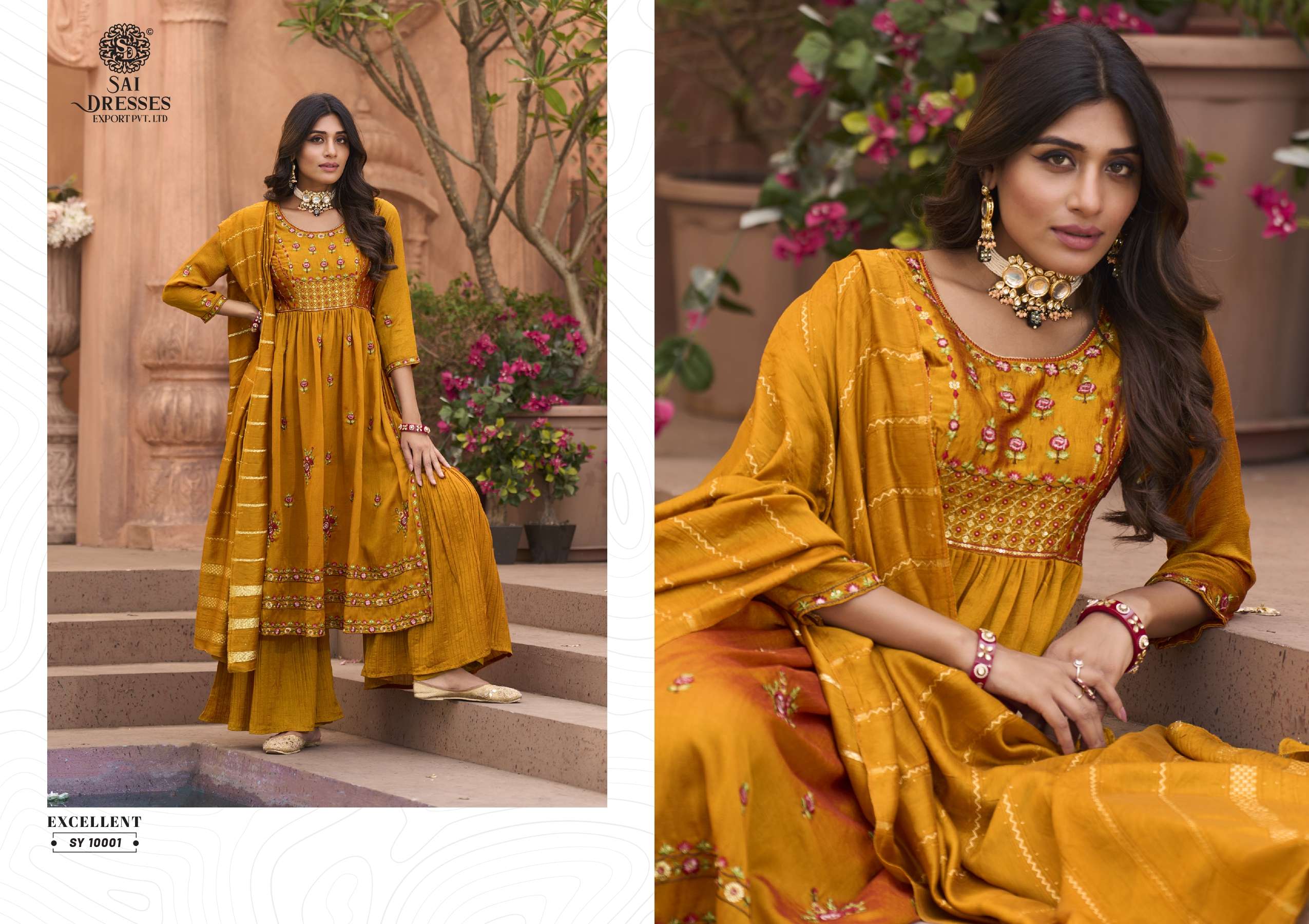 SAI DRESSES PRESENT SUFIYA READY TO EXCLUSIVE WEDDING WEAR DESIGNER SUITS IN WHOLESALE RATE IN SURAT