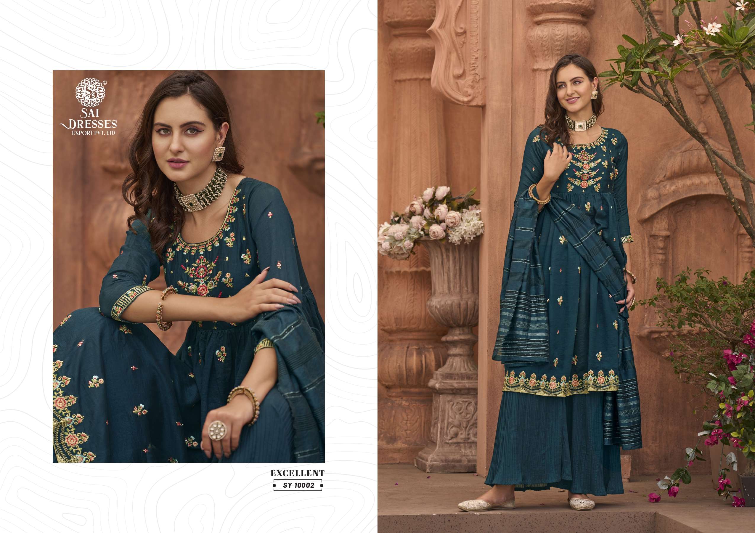 SAI DRESSES PRESENT SUFIYA READY TO EXCLUSIVE WEDDING WEAR DESIGNER SUITS IN WHOLESALE RATE IN SURAT