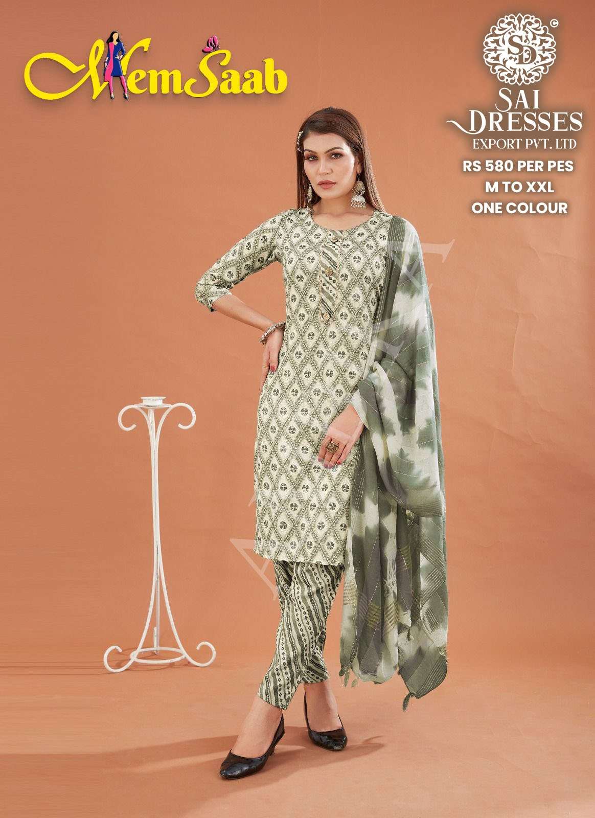 SAI DRESSES PRESENT D.NO 567 READY TO WEAR DESIGNER 3 PIECE CONCEPT COMBO COLLECTION IN WHOLESALE RATE IN SURAT