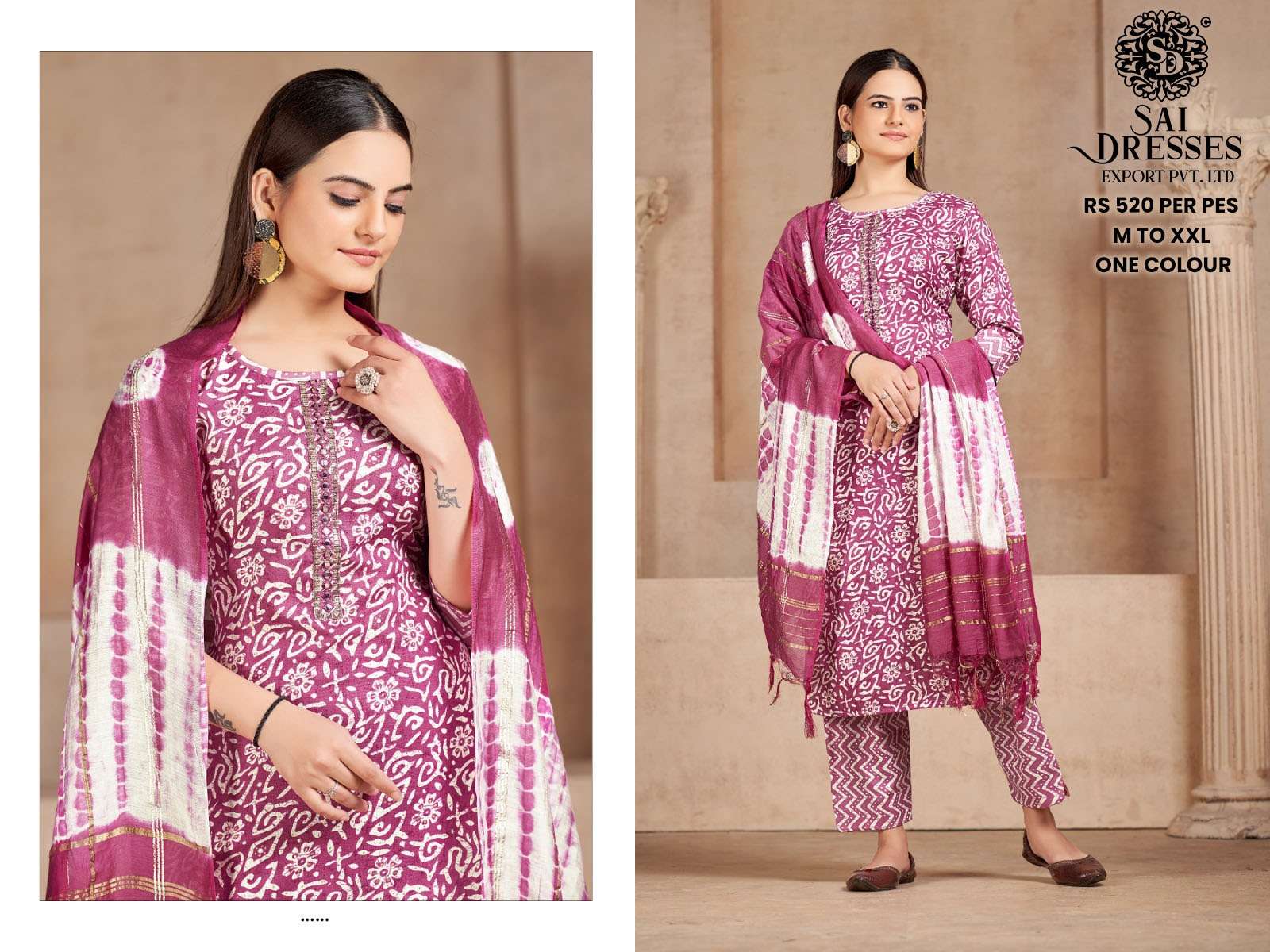 SAI DRESSES PRESENT D.NO 575 READY TO WEAR DESIGNER 3 PIECE CONCEPT COMBO COLLECTION IN WHOLESALE RATE IN SURAT