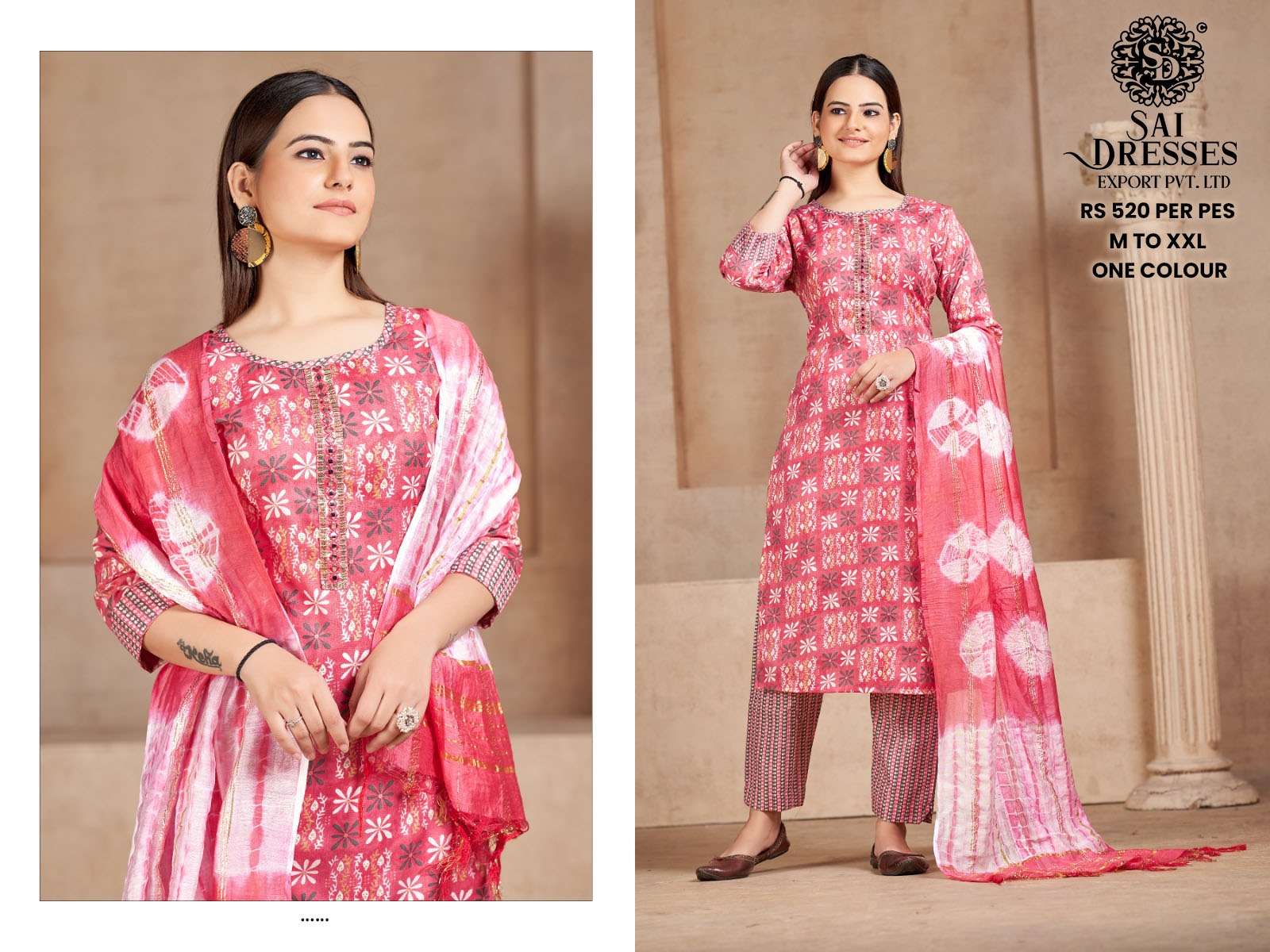 SAI DRESSES PRESENT D.NO 576 READY TO WEAR DESIGNER 3 PIECE CONCEPT COMBO COLLECTION IN WHOLESALE RATE IN SURAT