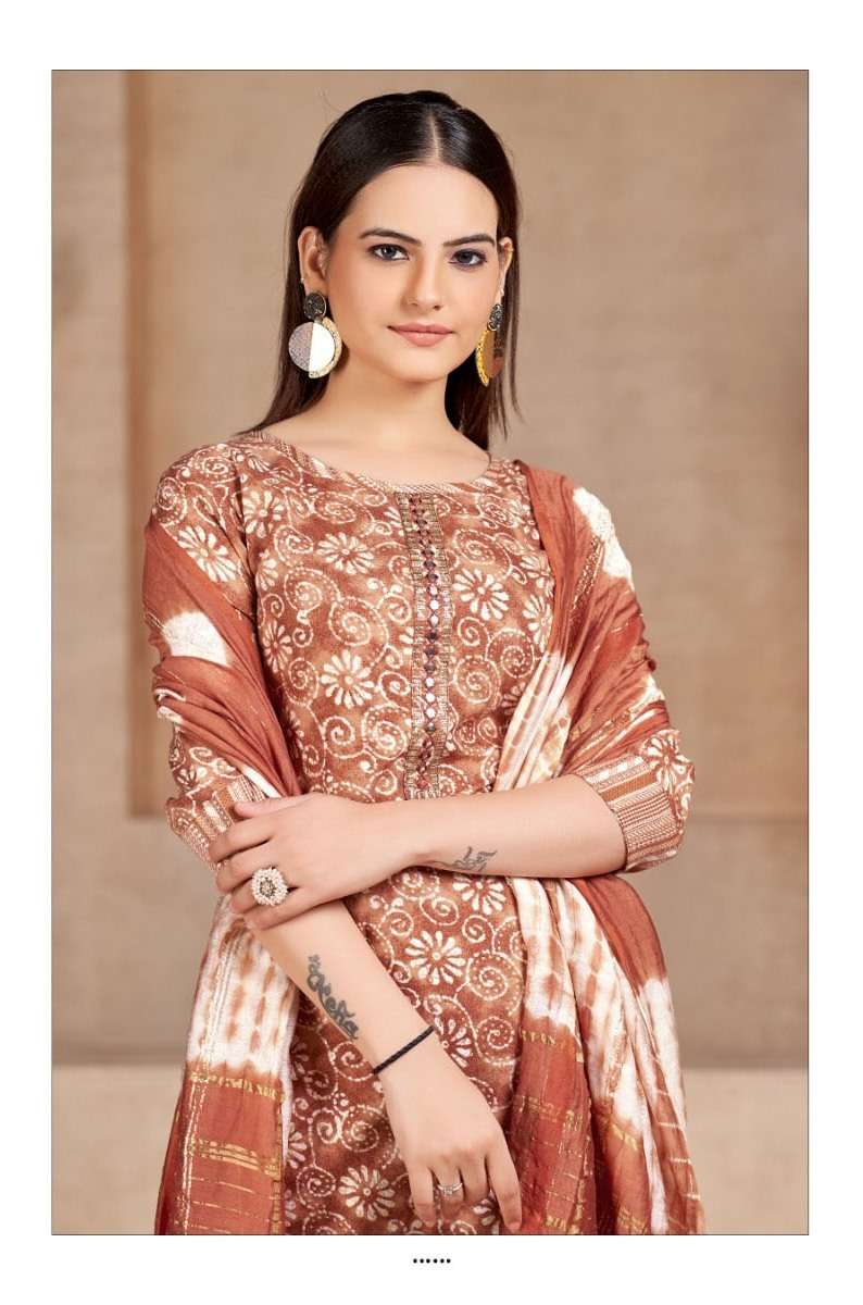 SAI DRESSES PRESENT D.NO 578 READY TO WEAR DESIGNER 3 PIECE CONCEPT COMBO COLLECTION IN WHOLESALE RATE IN SURAT