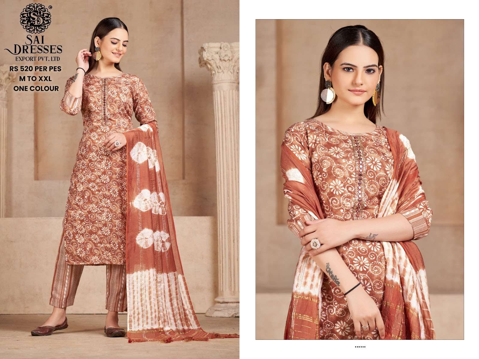 SAI DRESSES PRESENT D.NO 578 READY TO WEAR DESIGNER 3 PIECE CONCEPT COMBO COLLECTION IN WHOLESALE RATE IN SURAT