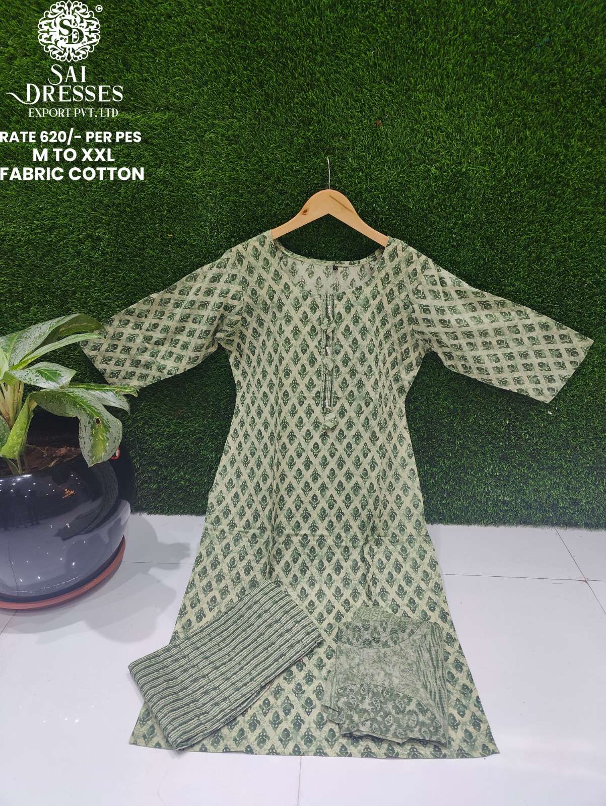 SAI DRESSES PRESENT D.NO 624 READY TO SUMMER WEAR 3 PIECE CONCEPT COMBO COLLECTION IN WHOLESALE RATE IN SURAT