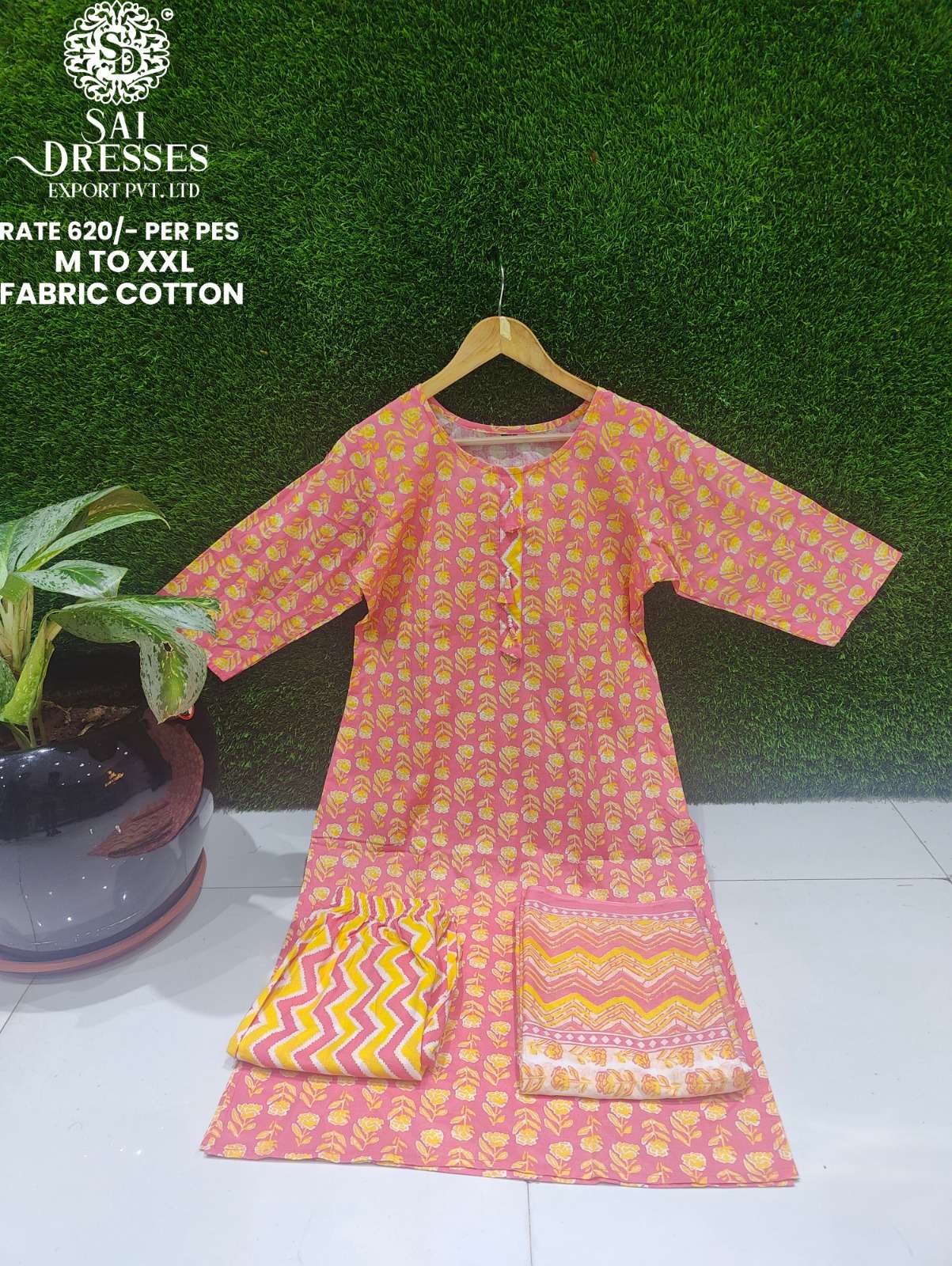 SAI DRESSES PRESENT D.NO 626 READY TO SUMMER WEAR 3 PIECE CONCEPT COMBO COLLECTION IN WHOLESALE RATE IN SURAT