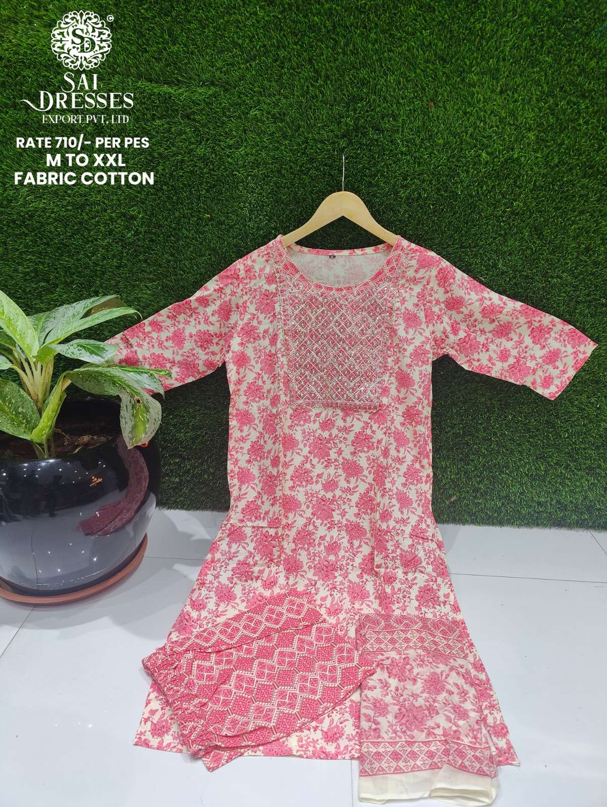 SAI DRESSES PRESENT D.NO 629 READY TO SUMMER WEAR 3 PIECE CONCEPT COMBO COLLECTION IN WHOLESALE RATE IN SURAT