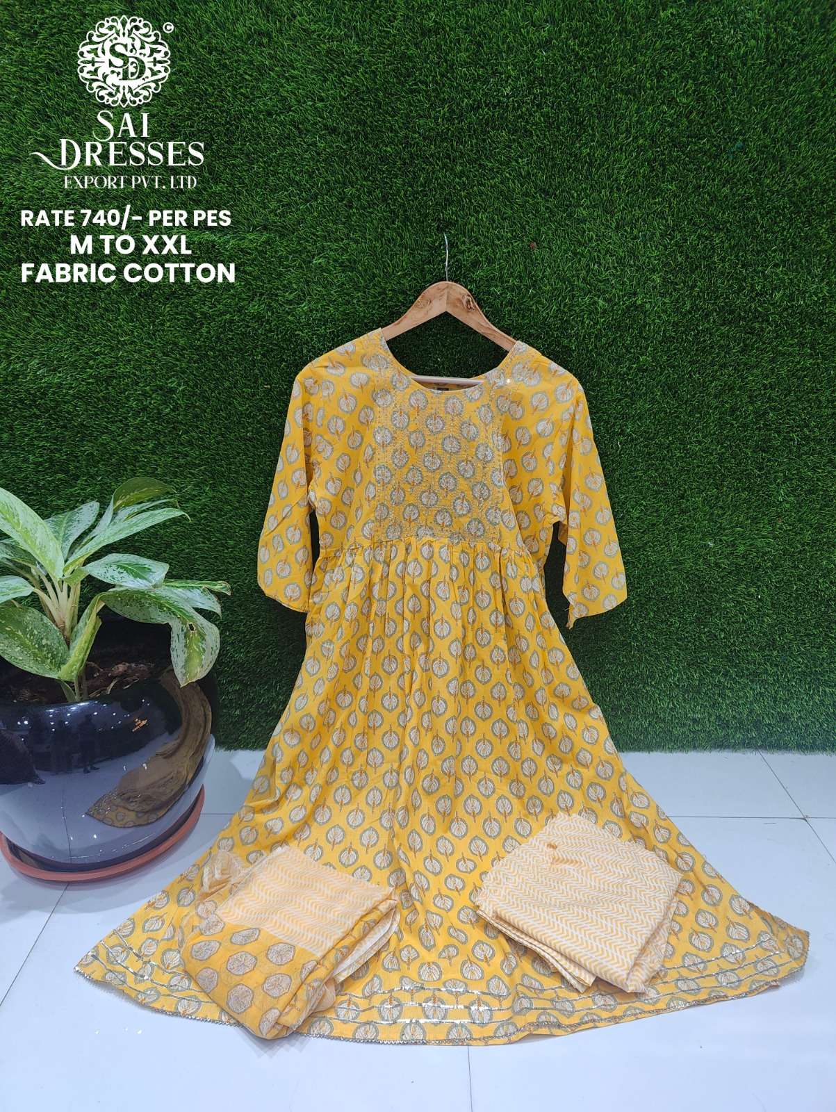 SAI DRESSES PRESENT D.NO 630 READY TO SUMMER WEAR 3 PIECE CONCEPT COMBO COLLECTION IN WHOLESALE RATE IN SURAT