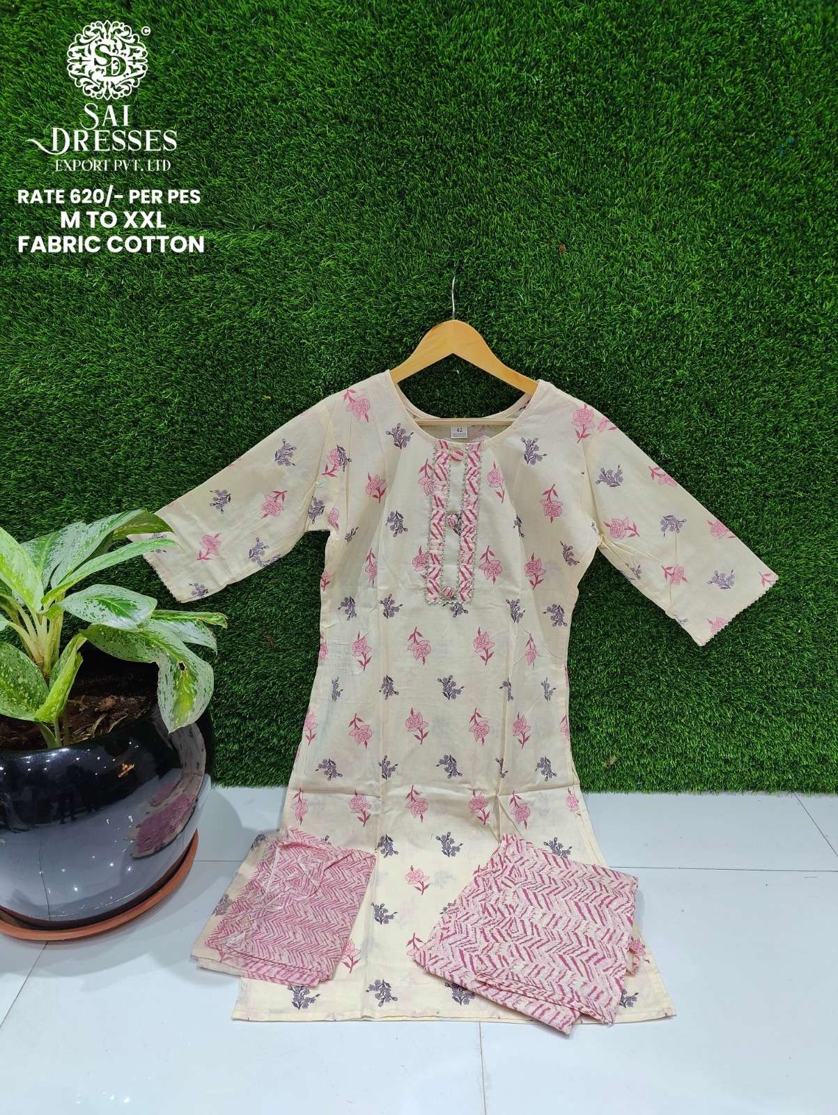 SAI DRESSES PRESENT D.NO 632 READY TO SUMMER WEAR 3 PIECE CONCEPT COMBO COLLECTION IN WHOLESALE RATE IN SURAT