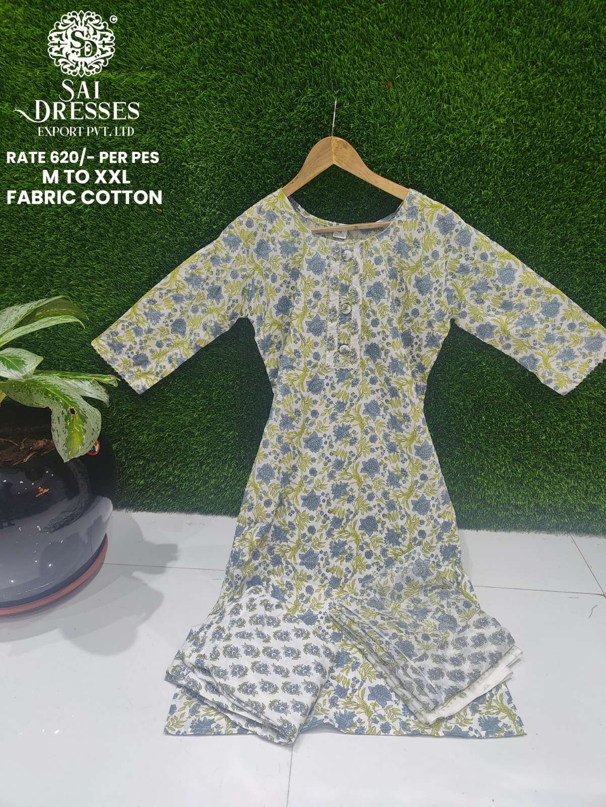 SAI DRESSES PRESENT D.NO 640 READY TO SUMMER WEAR 3 PIECE CONCEPT COMBO COLLECTION IN WHOLESALE RATE IN SURAT