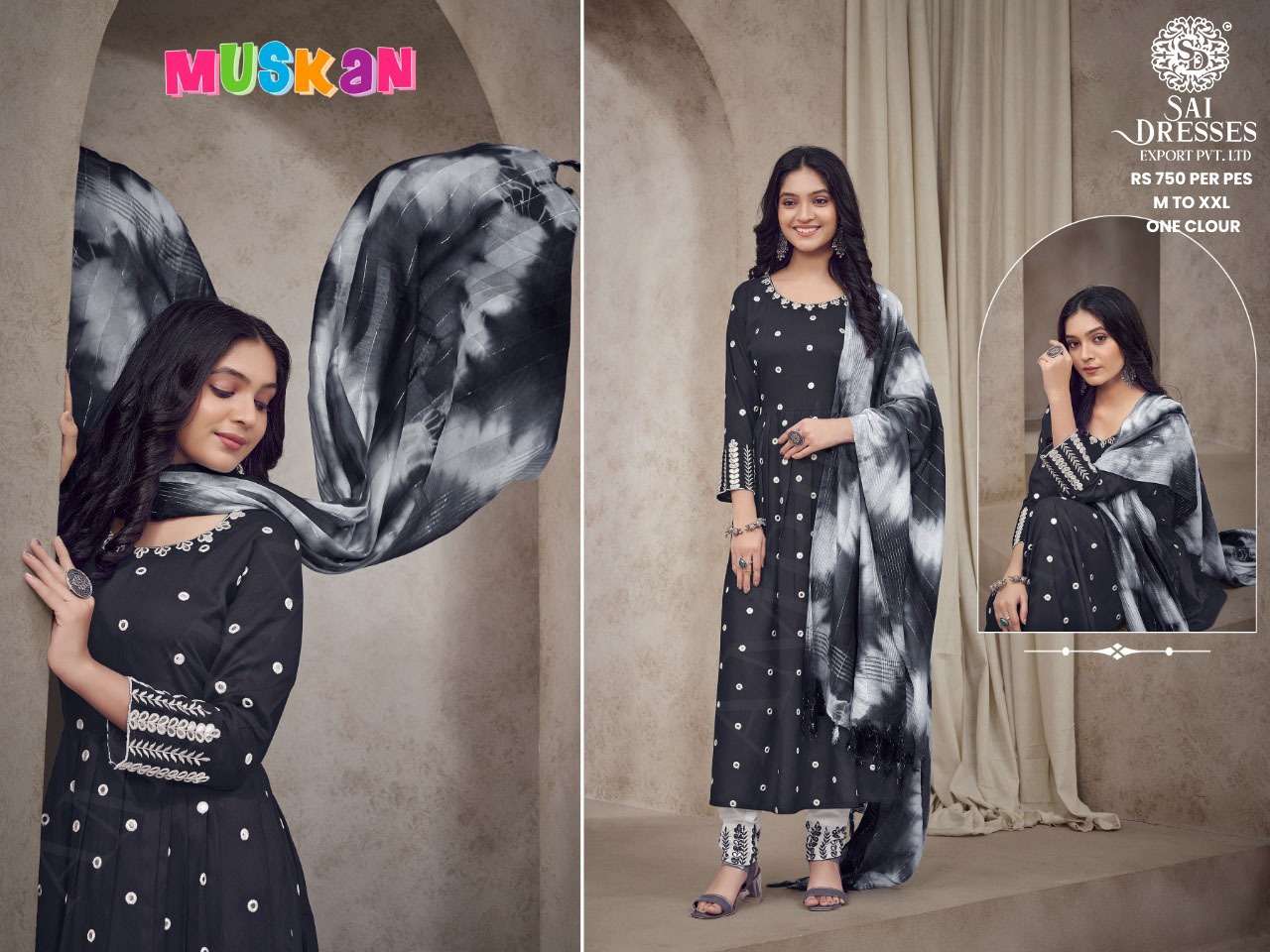 SAI DRESSES PRESENT D.NO 702 READY TO WEAR PANT STYLE DESIGNER 3 PIECE CONCEPT COMBO COLLECTION IN WHOLESALE RATE IN SURAT