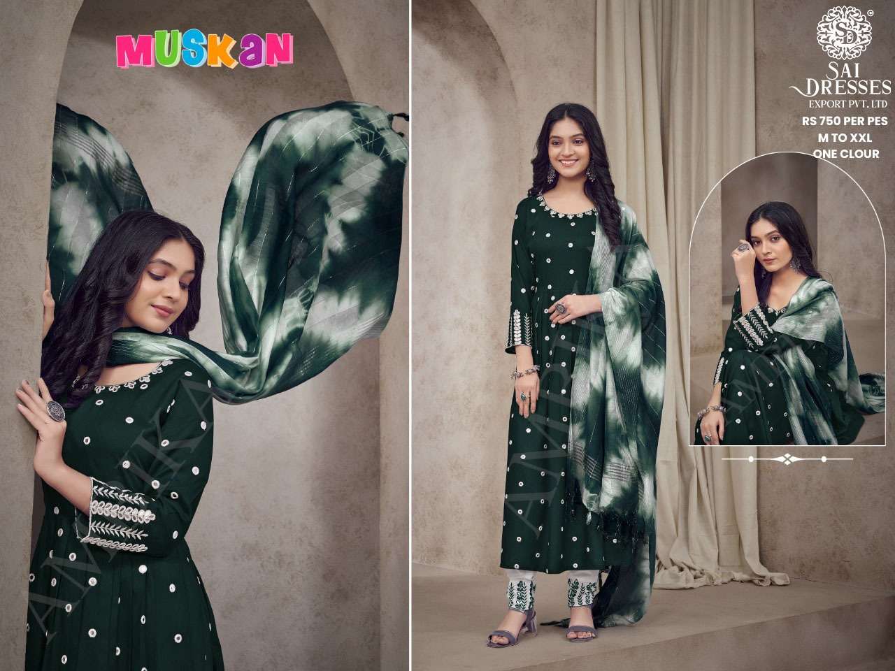 SAI DRESSES PRESENT D.NO 706 READY TO WEAR PANT STYLE DESIGNER 3 PIECE CONCEPT COMBO COLLECTION IN WHOLESALE RATE IN SURAT