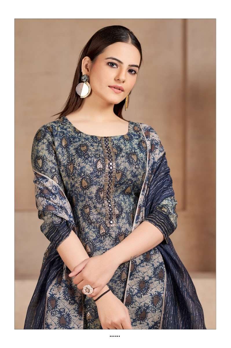 SAI DRESSES PRESENT D.NO 714 READY TO WEAR PANT STYLE DESIGNER 3 PIECE CONCEPT COMBO COLLECTION IN WHOLESALE RATE IN SURAT