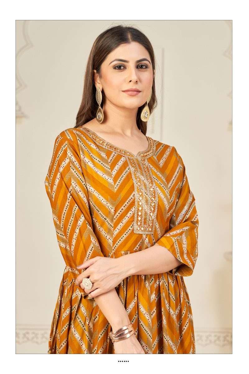 SAI DRESSES PRESENT D.NO 725 FANCY LONG DESIGNER KURTI COMBO COLLECTION IN WHOLESALE RATE IN SURAT
