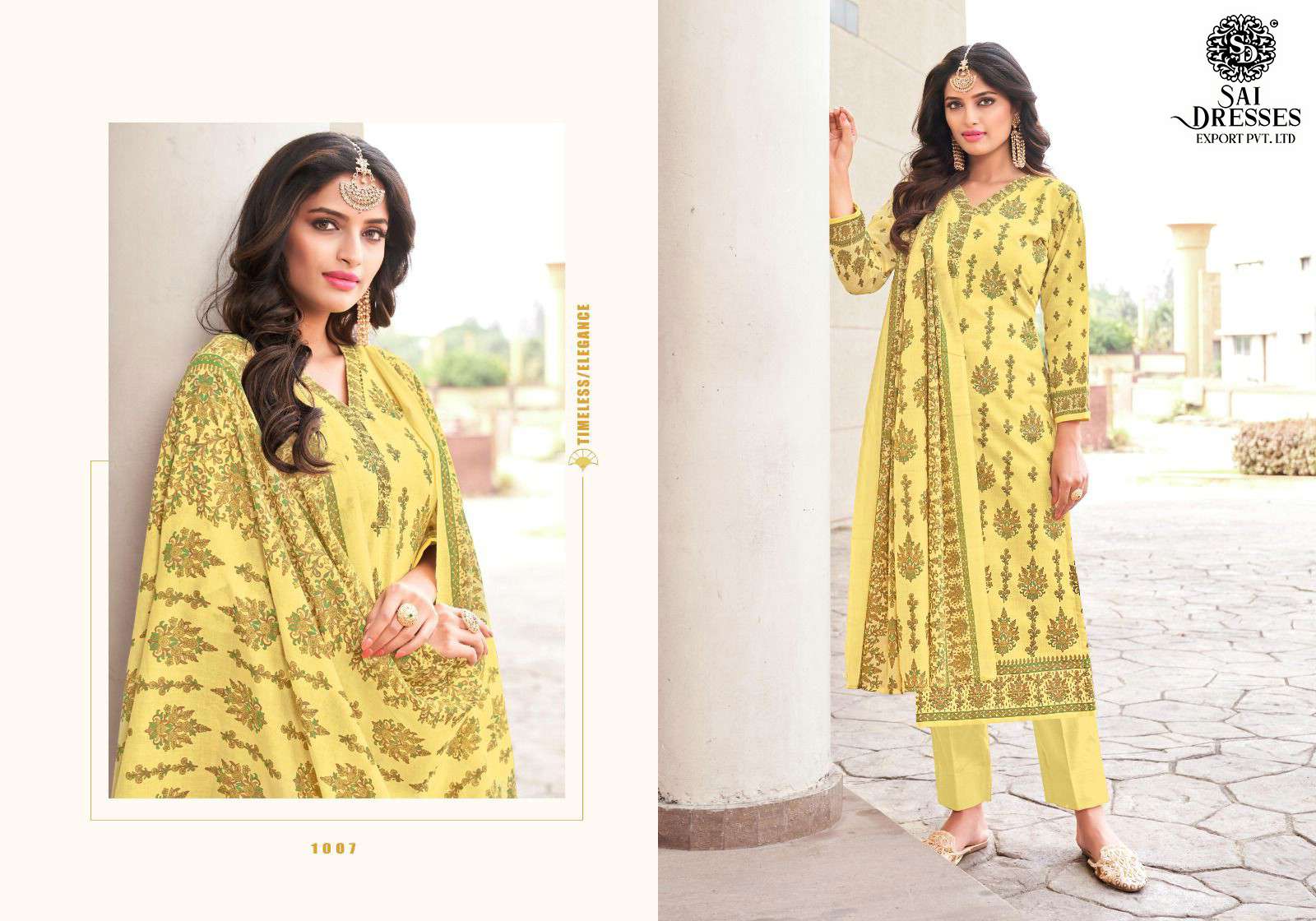 SAI DRESSES PRESENT FEMINA SUMMER WEAR PURE COTTON PRINTED SALWAR SUITS IN WHOLESALE RATE IN SURAT