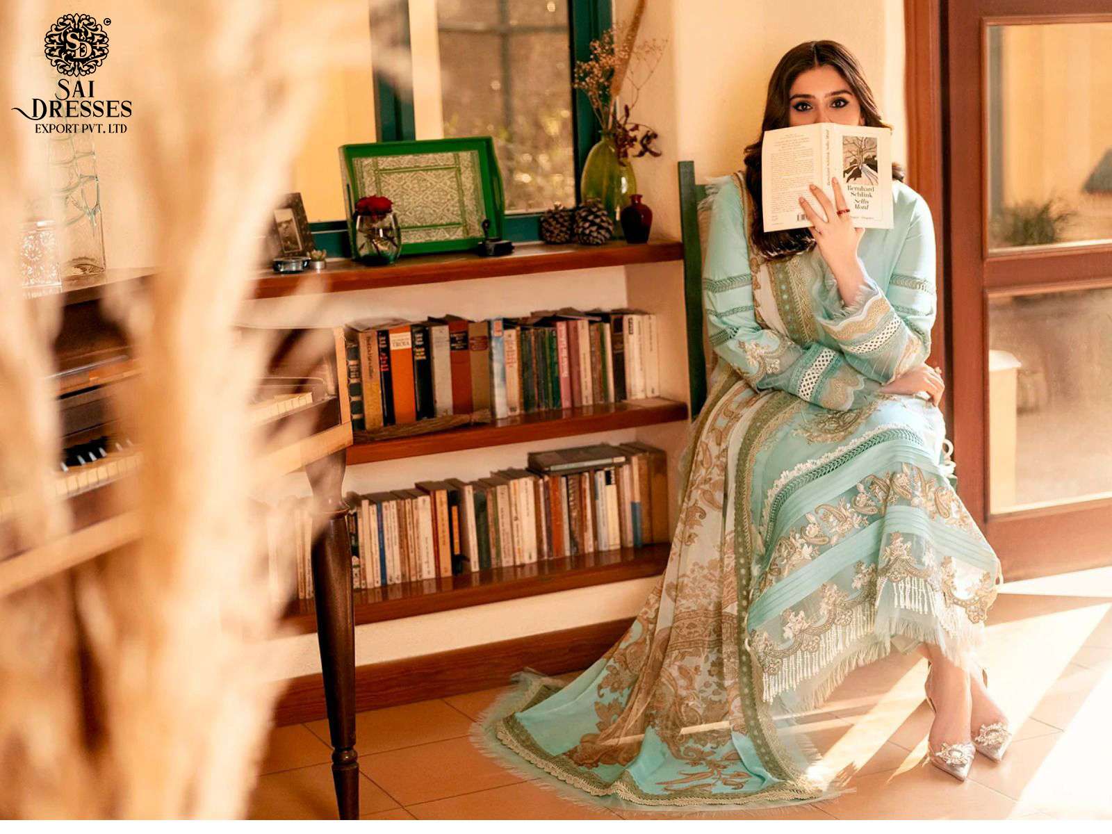 SAI DRESSES PRESENT FIRDOUS OMBRE VOL 2 SUMMER WEAR SELF EMBROIDERED FANCY PAKISTANI DESIGNER COLLECTION IN WHOLESALE RATE IN SURAT