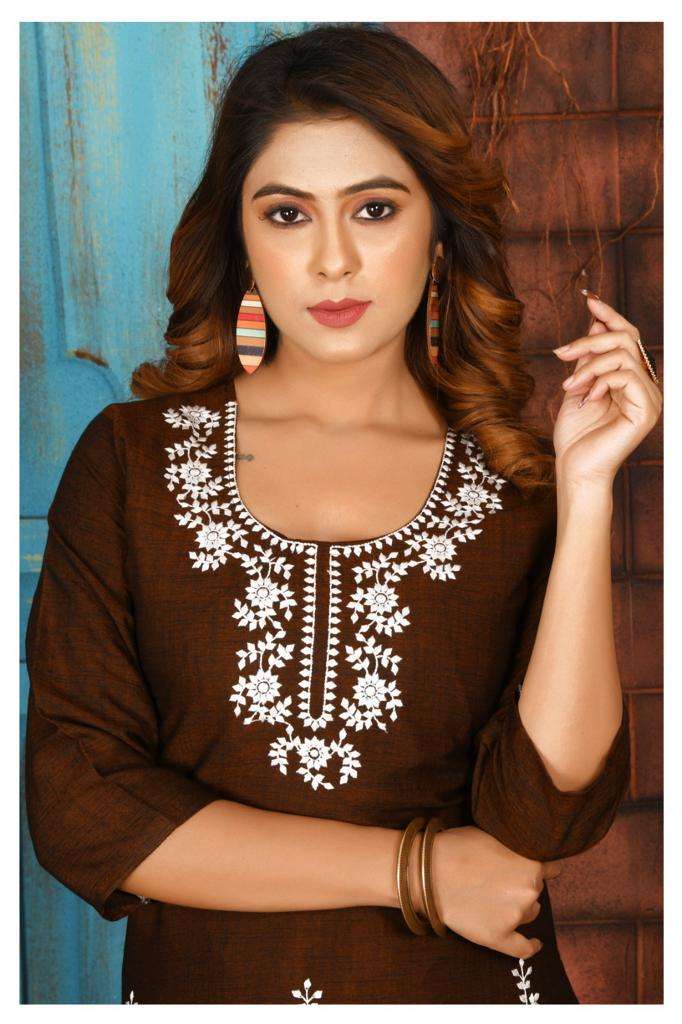 SAI DRESSES PRESENT HIRAL READY TO DAILY WEAR DESIGNER KURTI WITH PANT IN HOLESALE RATE IN SURAT