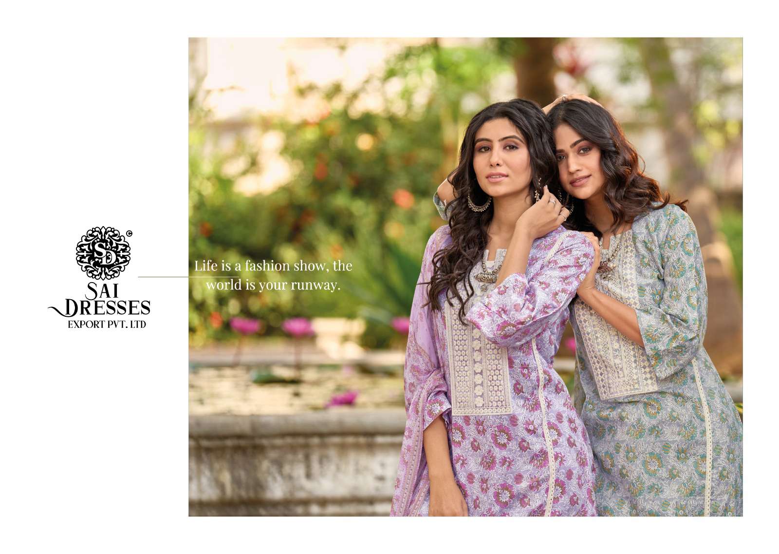 SAI DRESSES PRESENT ISABELLE TRADITIONAL WEAR PURE LAWN COTTON DESIGNER SUMMER COLLECTION IN WHOLESALE RATE IN SURAT