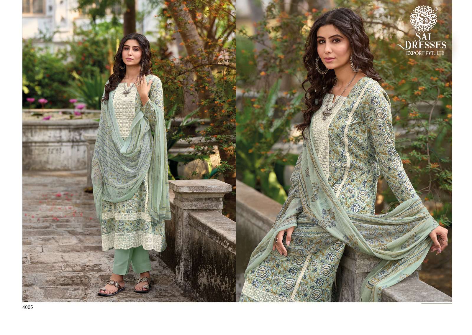 SAI DRESSES PRESENT ISABELLE TRADITIONAL WEAR PURE LAWN COTTON DESIGNER SUMMER COLLECTION IN WHOLESALE RATE IN SURAT