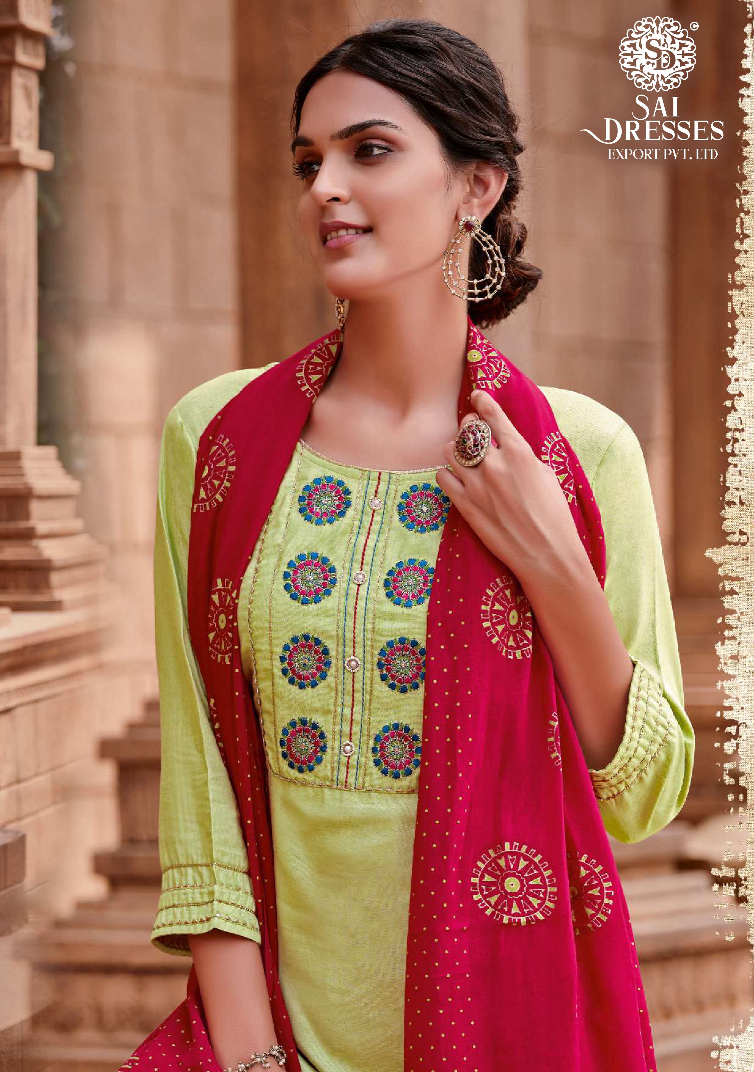 SAI DRESSES PRESENT LIMELIGHT READY TO FESTIVE WEAR DESIGNER COLLECTION IN WHOLESALE RATE IN SURAT