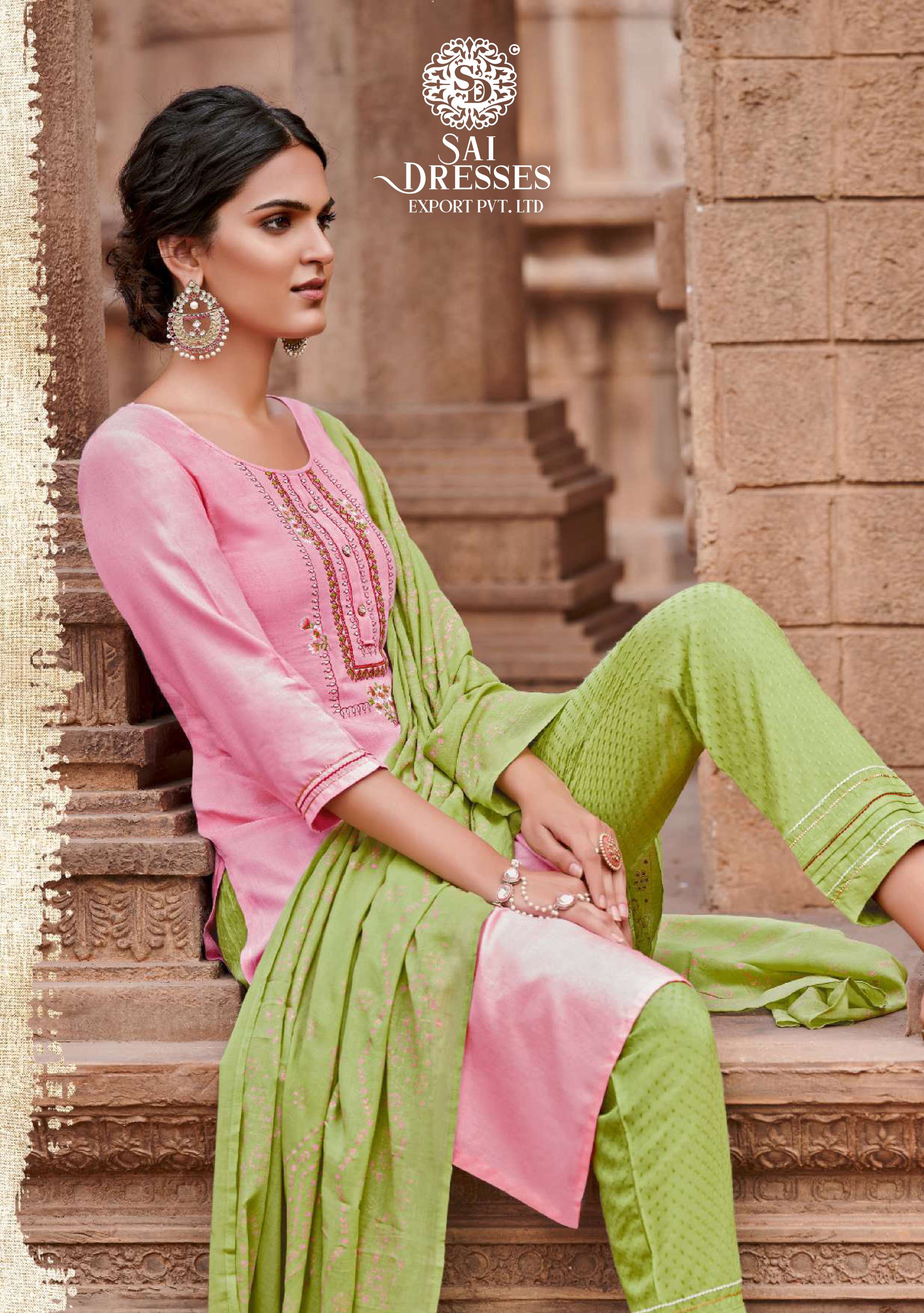 SAI DRESSES PRESENT LIMELIGHT READY TO FESTIVE WEAR DESIGNER COLLECTION IN WHOLESALE RATE IN SURAT