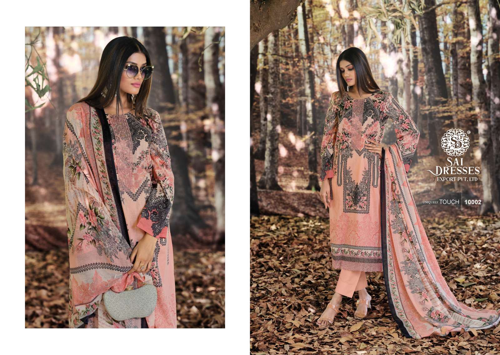 SAI DRESSES PRESENT ONYX SUMMER WEAR EXCLUSIVE EMBROIDERED PAKISTANI SALWAR SUITS IN WHOLESALE RATE IN SURAT