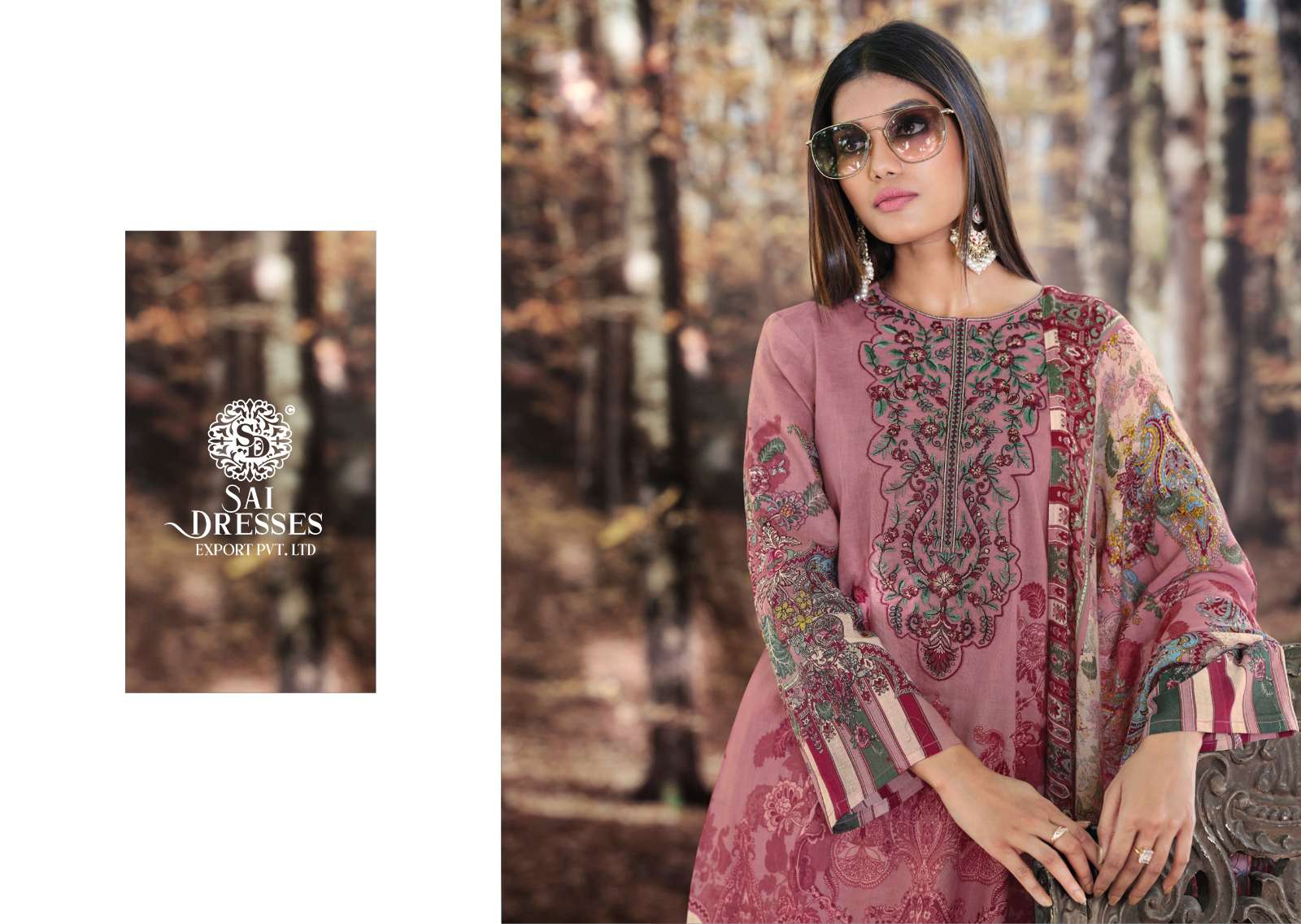 SAI DRESSES PRESENT ONYX SUMMER WEAR EXCLUSIVE EMBROIDERED PAKISTANI SALWAR SUITS IN WHOLESALE RATE IN SURAT