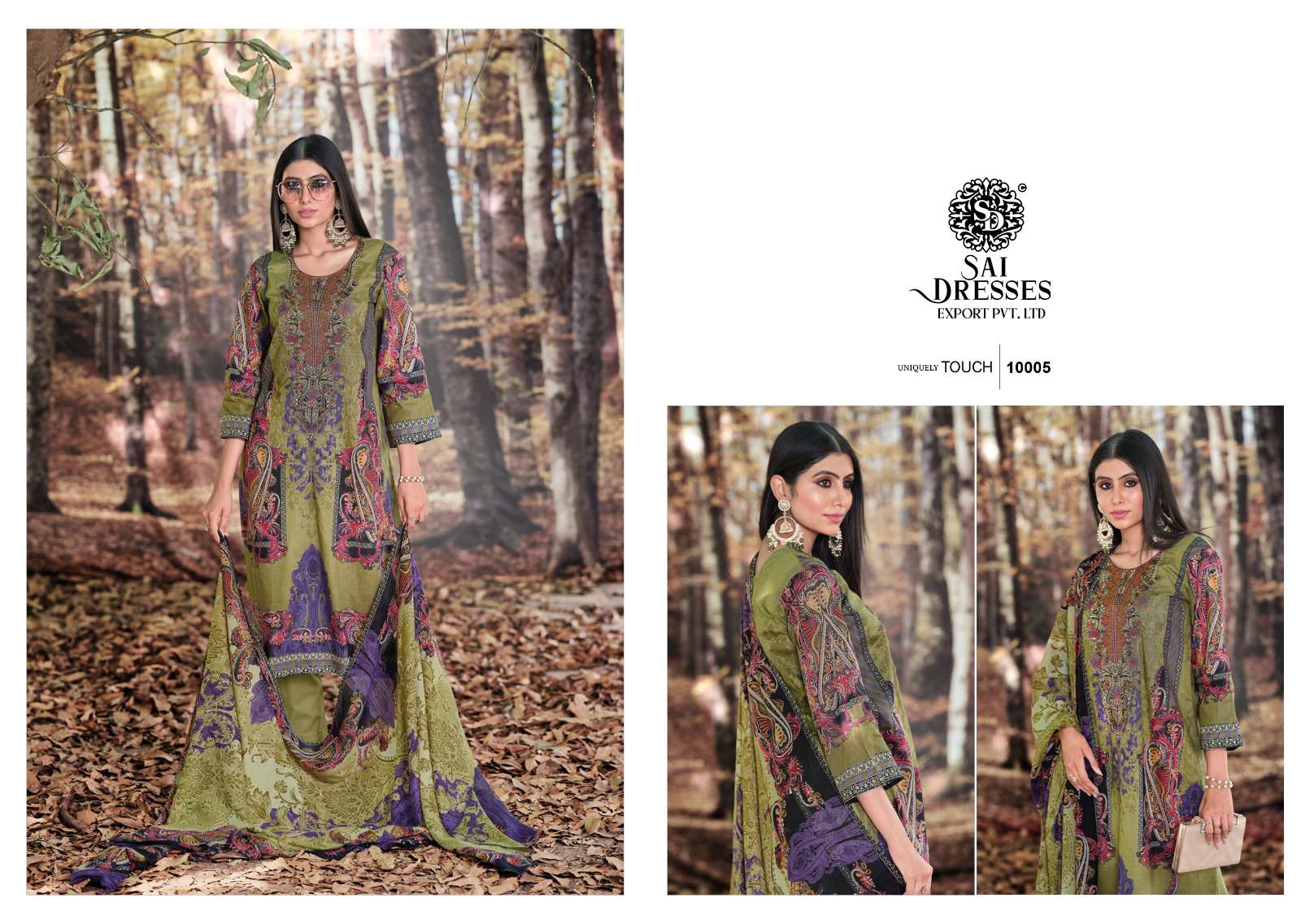 SAI DRESSES PRESENT ONYX SUMMER WEAR EXCLUSIVE EMBROIDERED PAKISTANI SALWAR SUITS IN WHOLESALE RATE IN SURAT