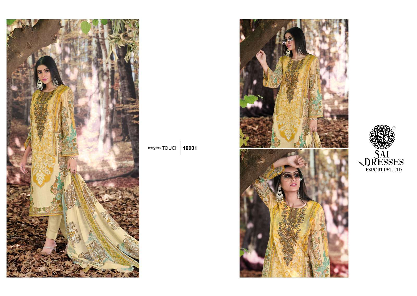 SAI DRESSES PRESENT ONYX SUMMER WEAR EXCLUSIVE EMBROIDERED PAKISTANI SALWAR SUITS IN WHOLESALE RATE IN SURAT