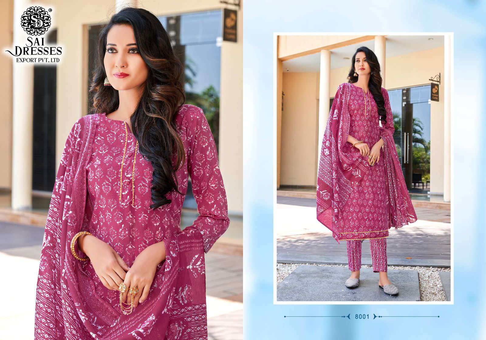 SAI DRESSES PRESENT RUMY VOL 8  READY TO DAILY SUMMER WEAR COTTON PRINTED SALWAR SUITS IN WHOLESALE RATE IN SURAT