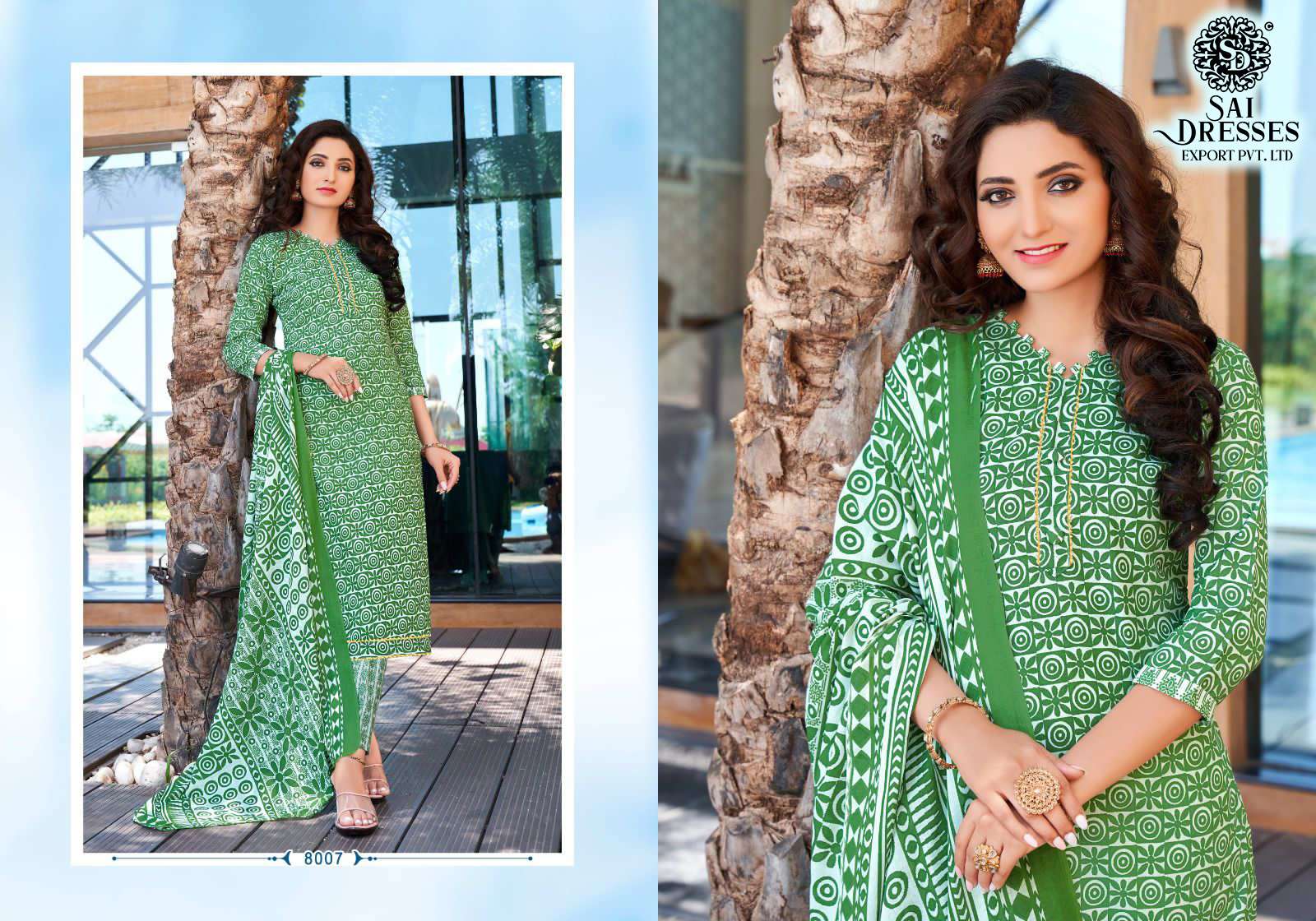 SAI DRESSES PRESENT RUMY VOL 8  READY TO DAILY SUMMER WEAR COTTON PRINTED SALWAR SUITS IN WHOLESALE RATE IN SURAT