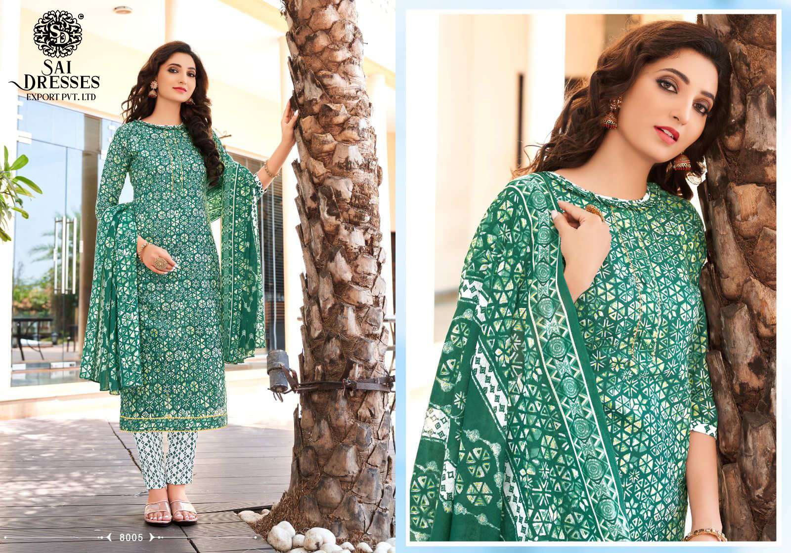 SAI DRESSES PRESENT RUMY VOL 8  READY TO DAILY SUMMER WEAR COTTON PRINTED SALWAR SUITS IN WHOLESALE RATE IN SURAT
