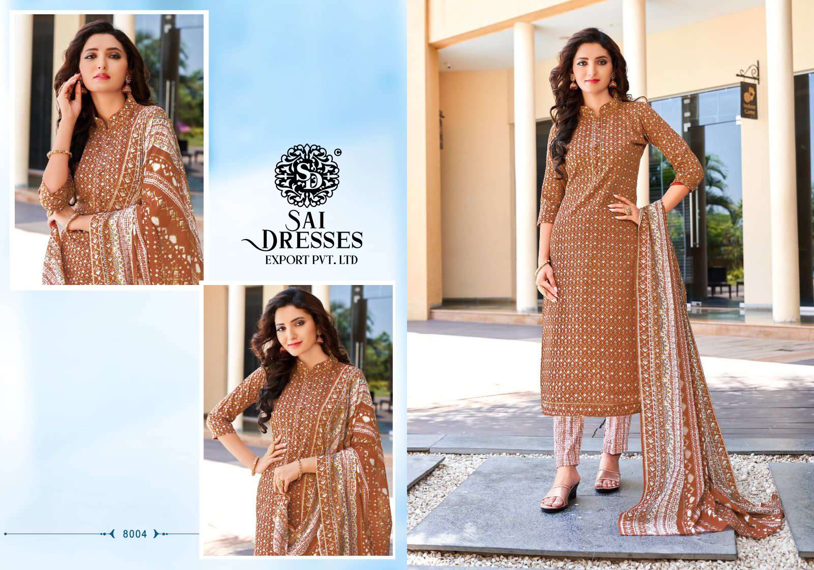 SAI DRESSES PRESENT RUMY VOL 8  READY TO DAILY SUMMER WEAR COTTON PRINTED SALWAR SUITS IN WHOLESALE RATE IN SURAT